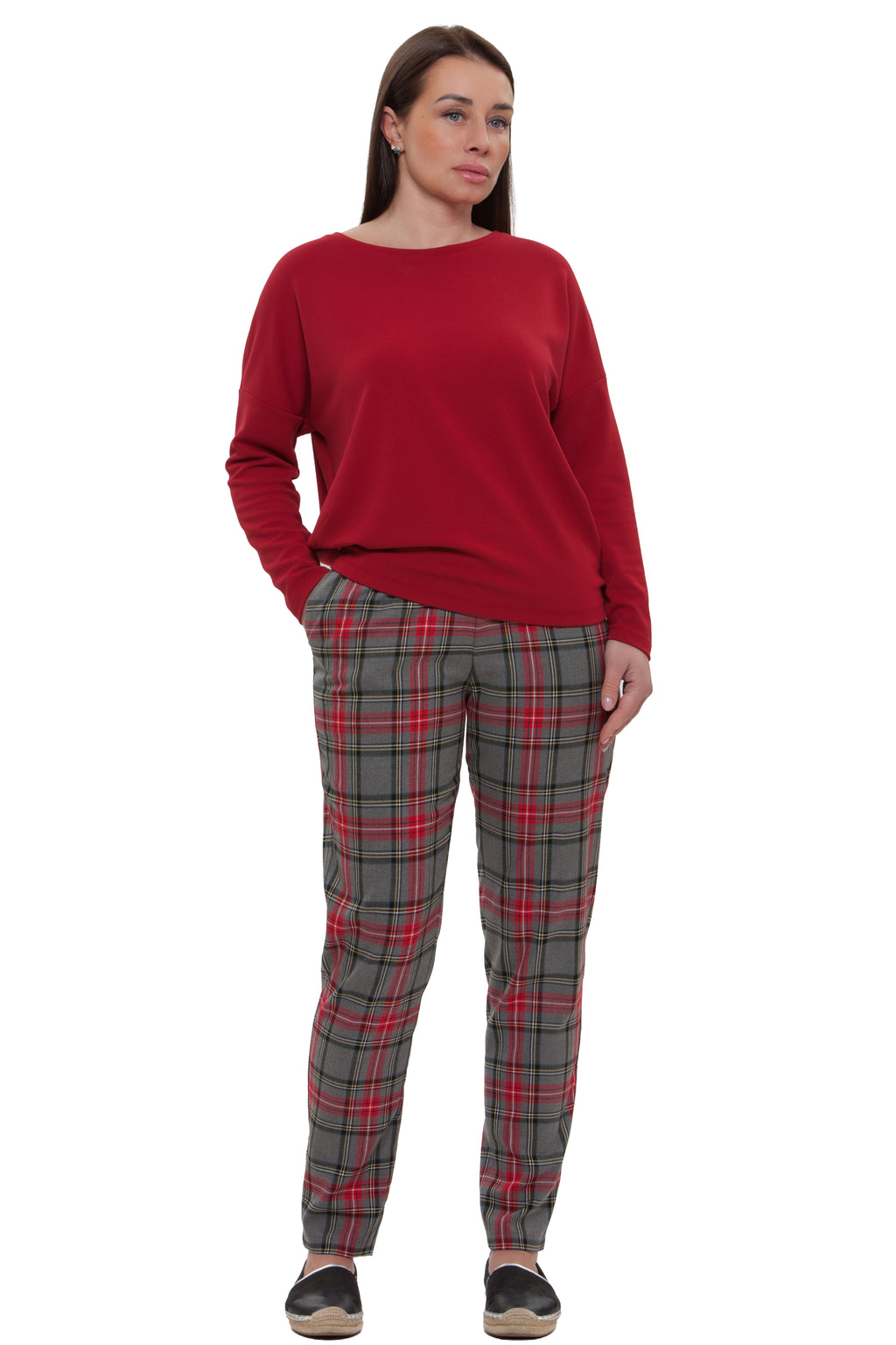 Casual Loose-fit Jumper Annie No205 — Magnolica Latvian Women's Clothing