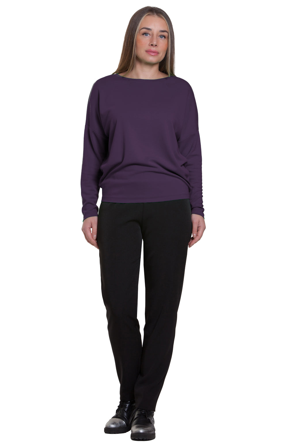 Casual Loose-fit Jumper Annie No503 — Magnolica Latvian Women's Clothing