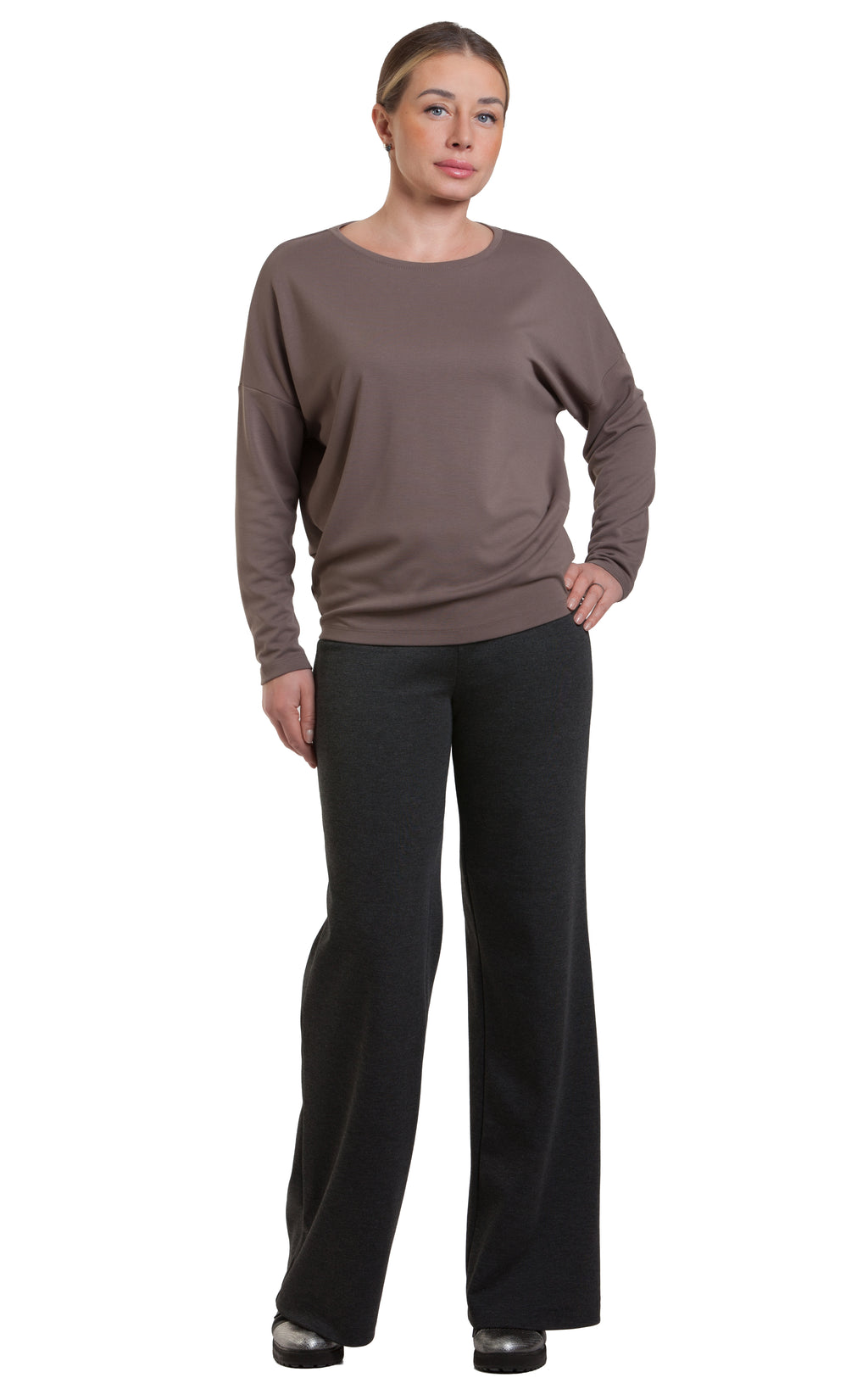 Casual Loose-fit Jumper Annie No502 — Magnolica Latvian Women's Clothing