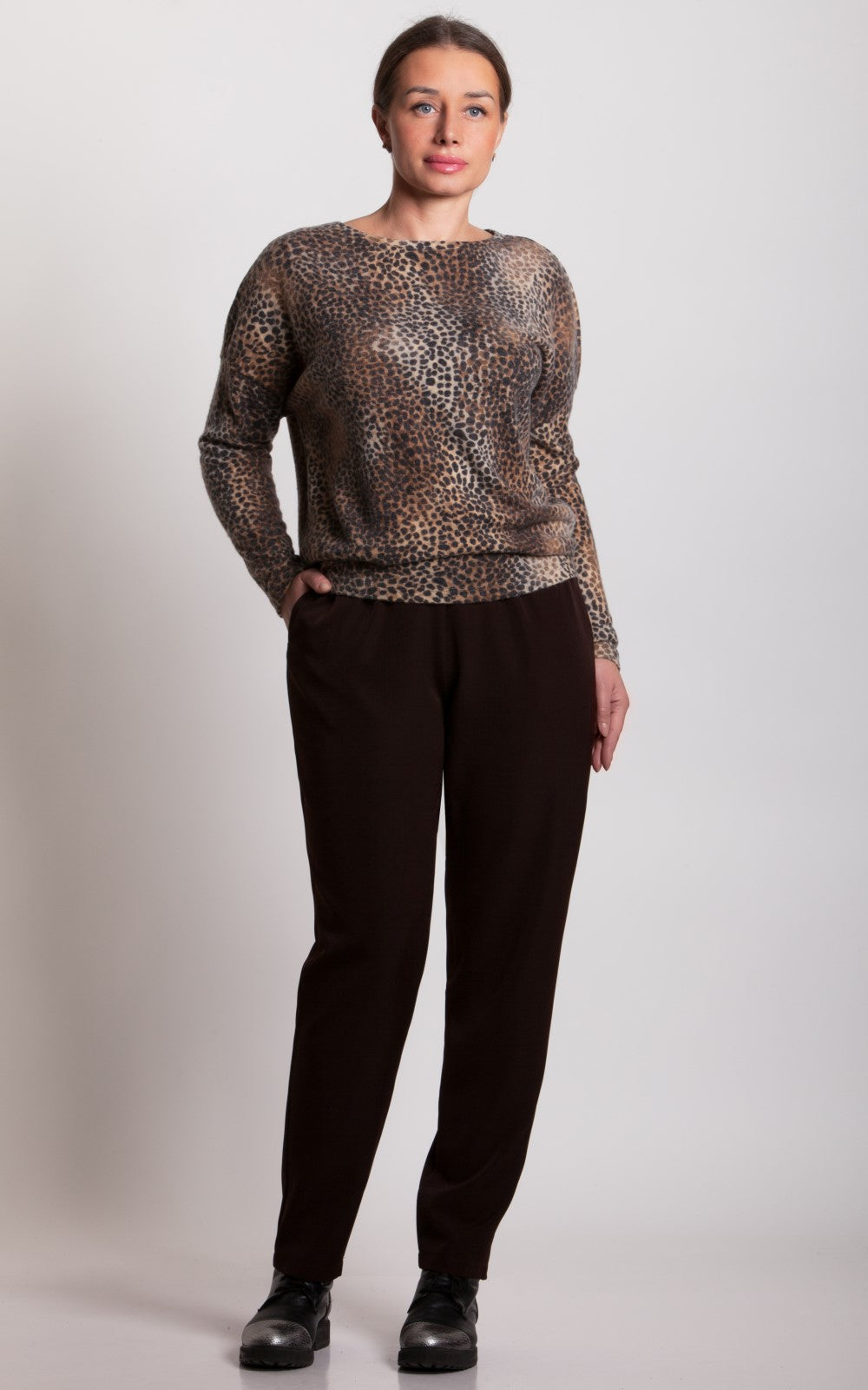 Casual Loose-fit Jumper Annie No34