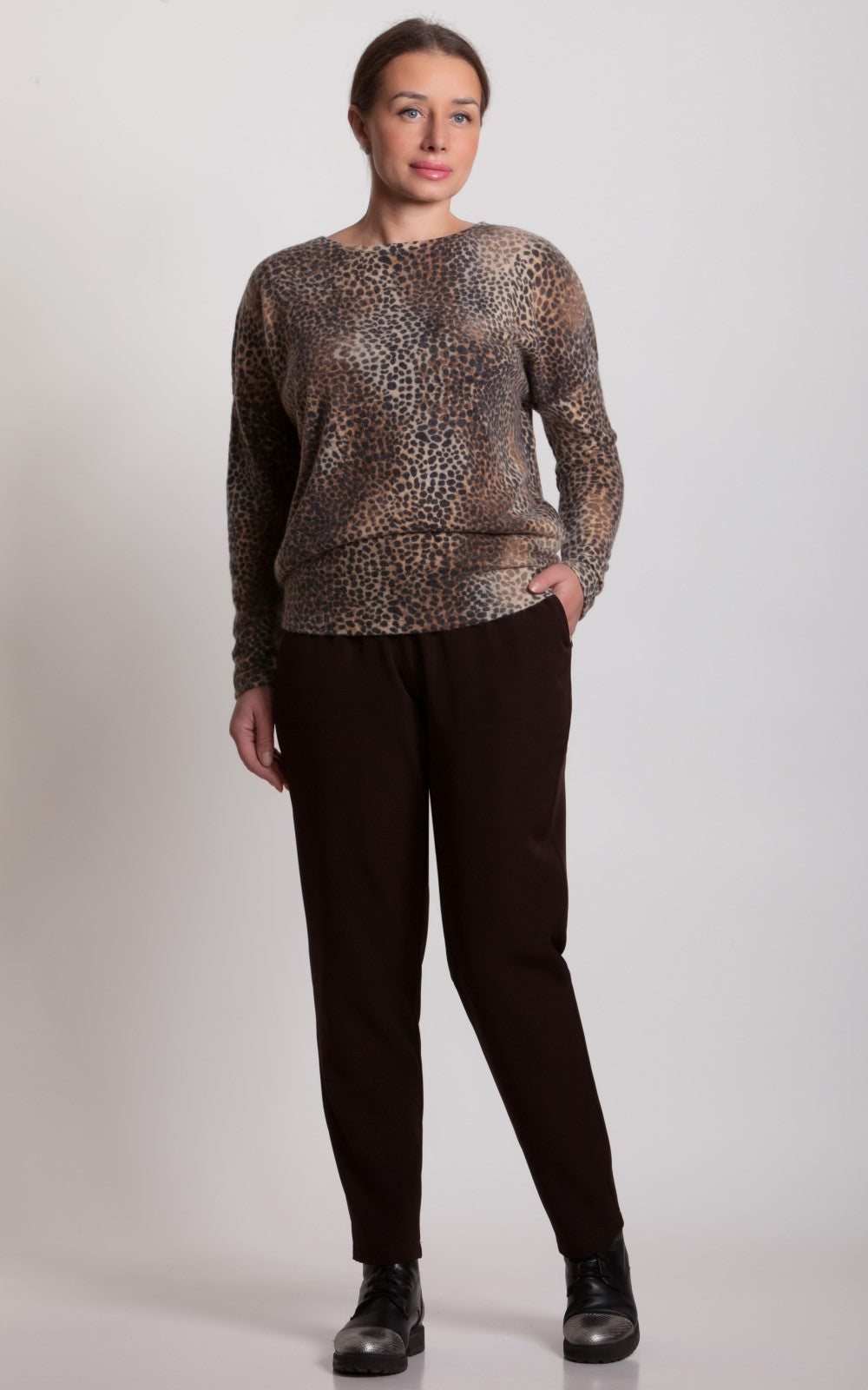 Casual Loose-fit Jumper Annie No34