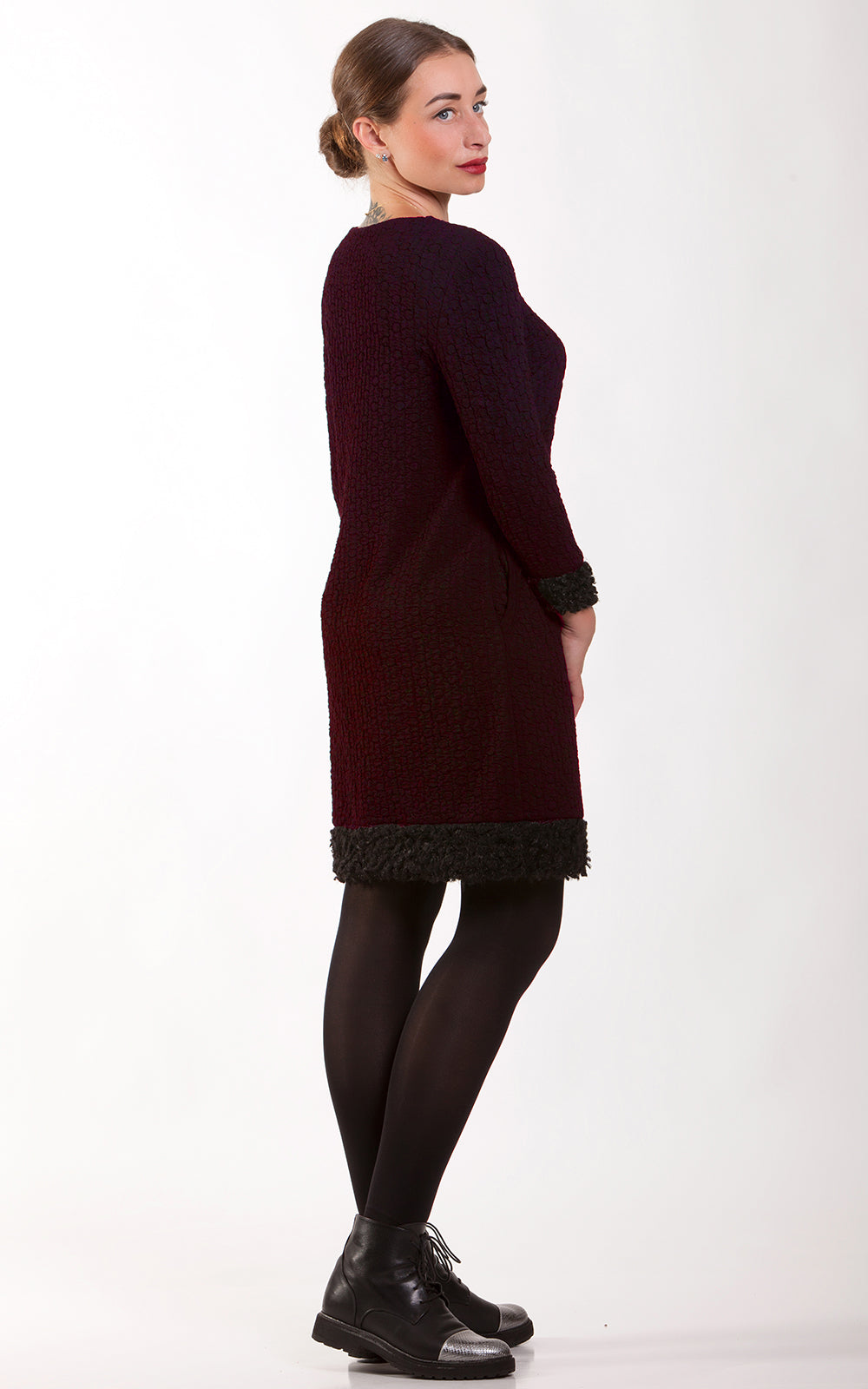 Cozy Warm Tunic Dress Beatrice No3