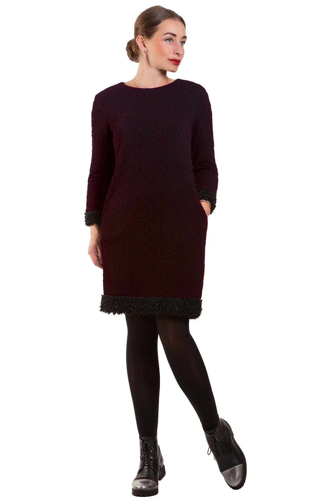 Cozy Warm Tunic Dress Beatrice No3