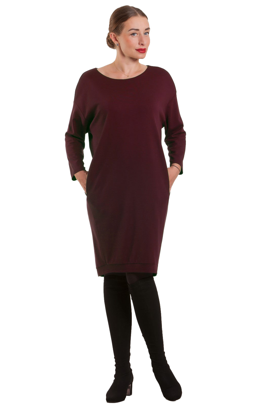 Loose Boho Dress Veronica No1 — Magnolica Latvian Women's Clothing