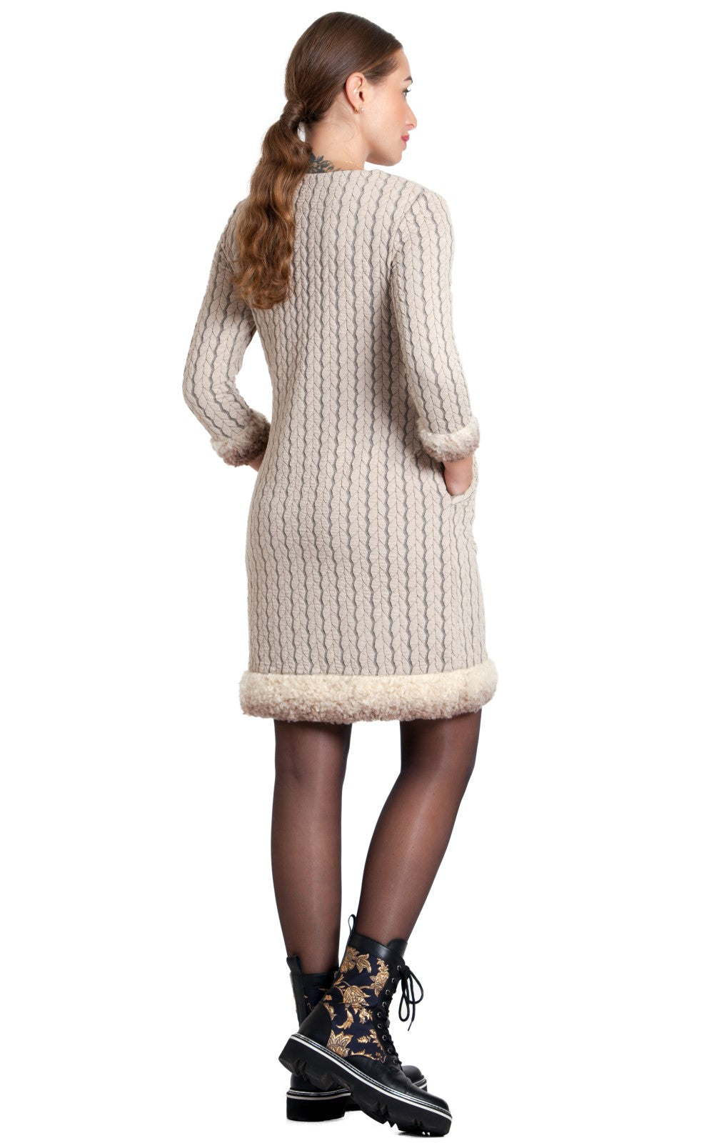 Cozy Warm Tunic Dress Lucy No12