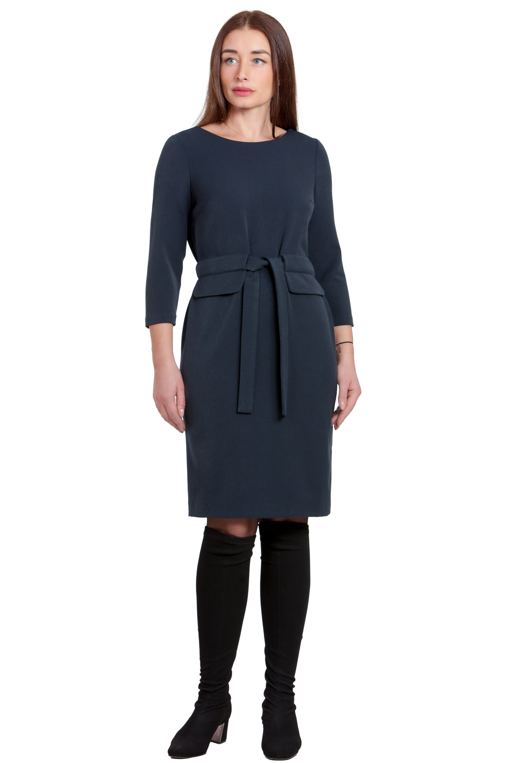 Casual Office Dress Lucy No11 — Magnolica Latvian Women's Clothing
