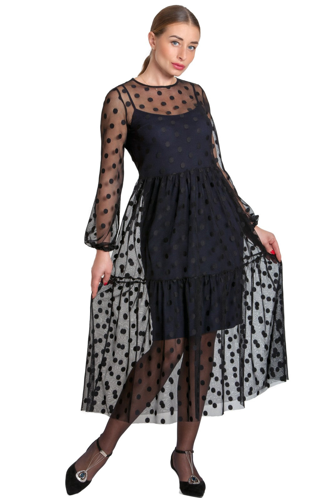 Luxurious Midi Dress Shelley No17