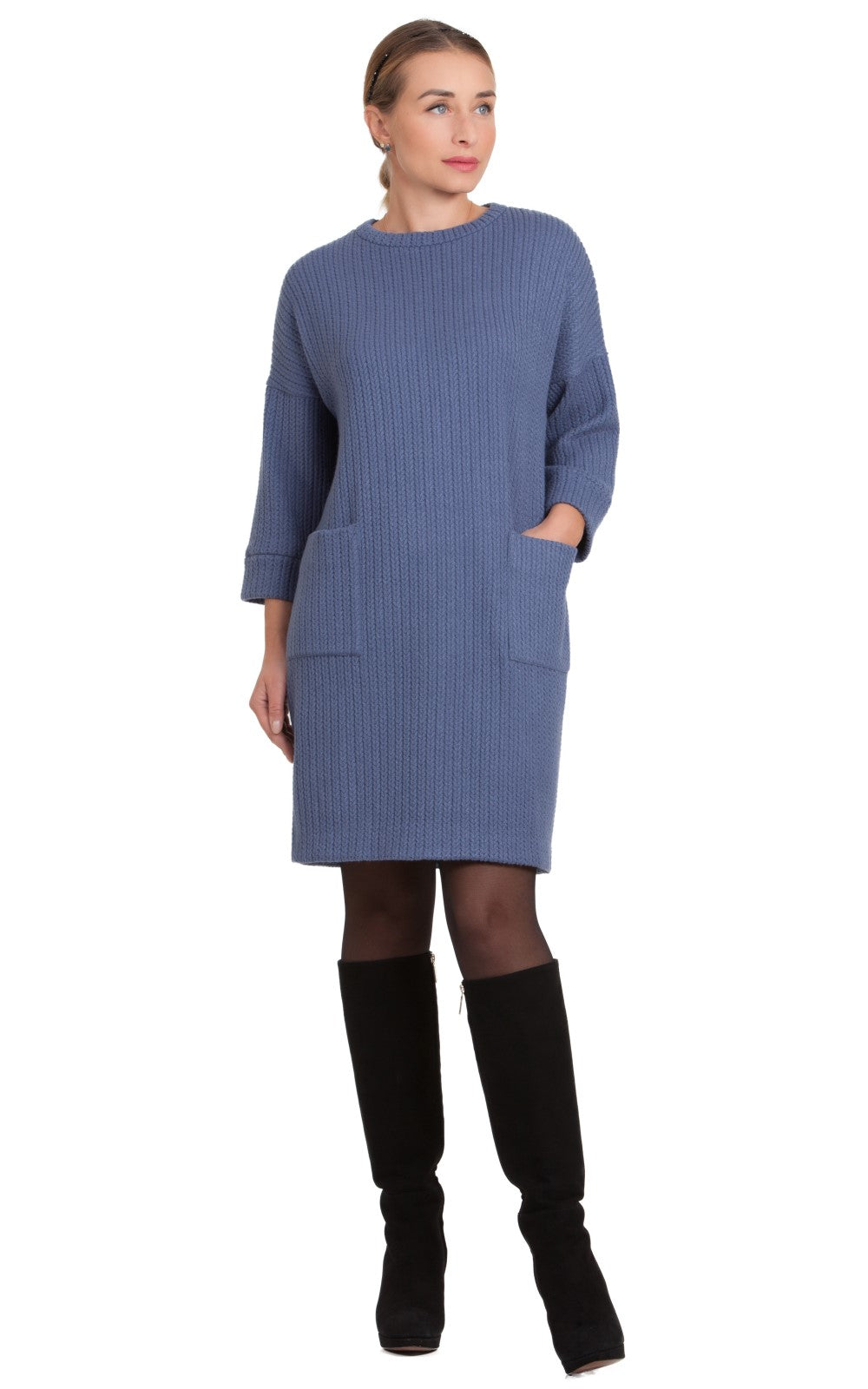 Cozy Warm Tunic Dress Grace No11