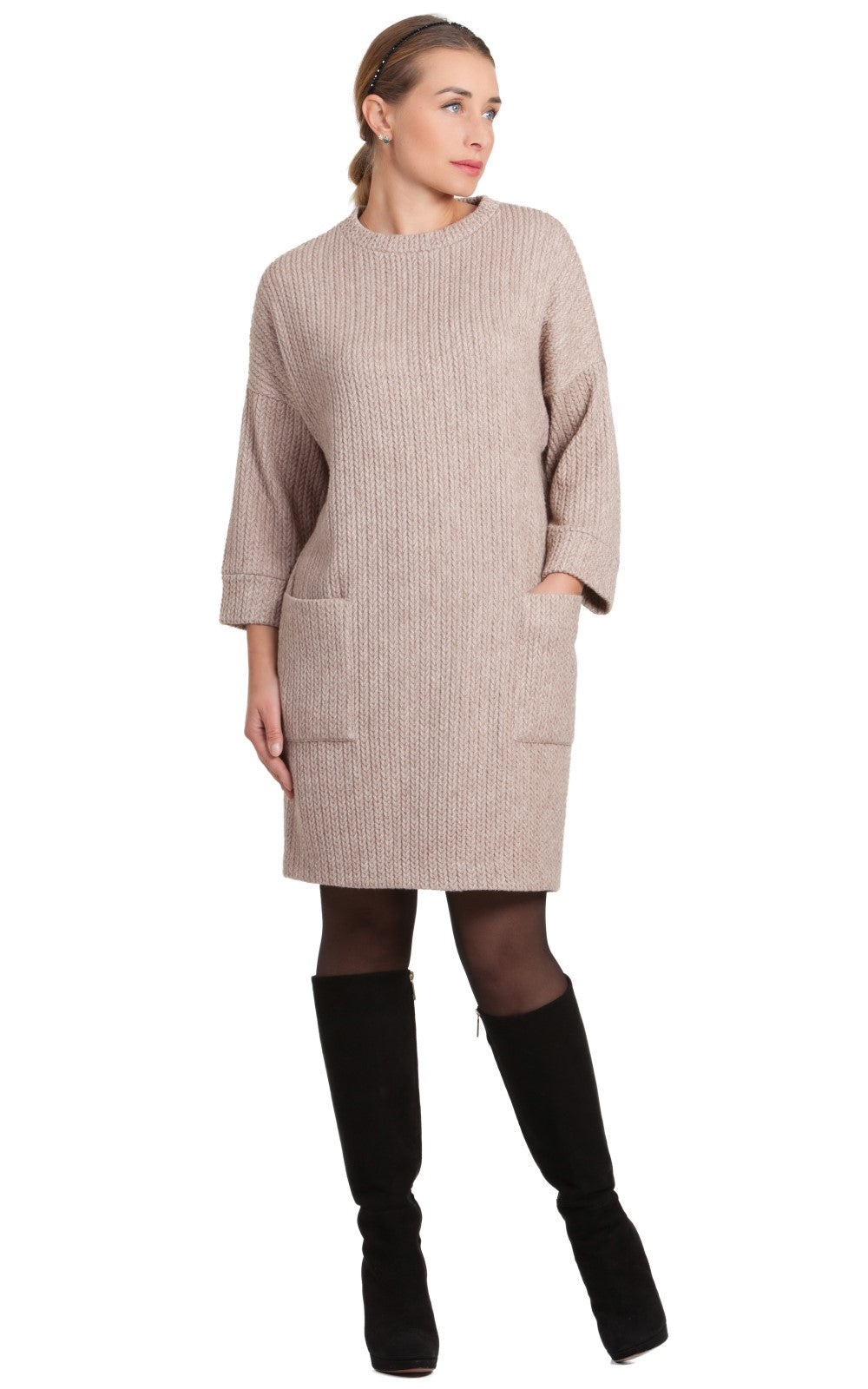 Cozy Warm Tunic Dress Grace No13