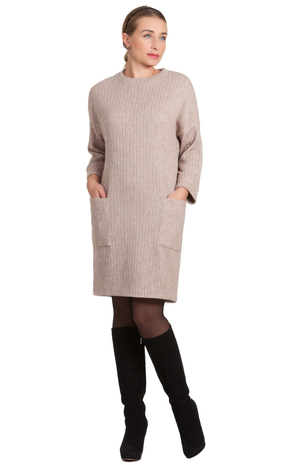 Cozy Warm Tunic Dress Grace No13
