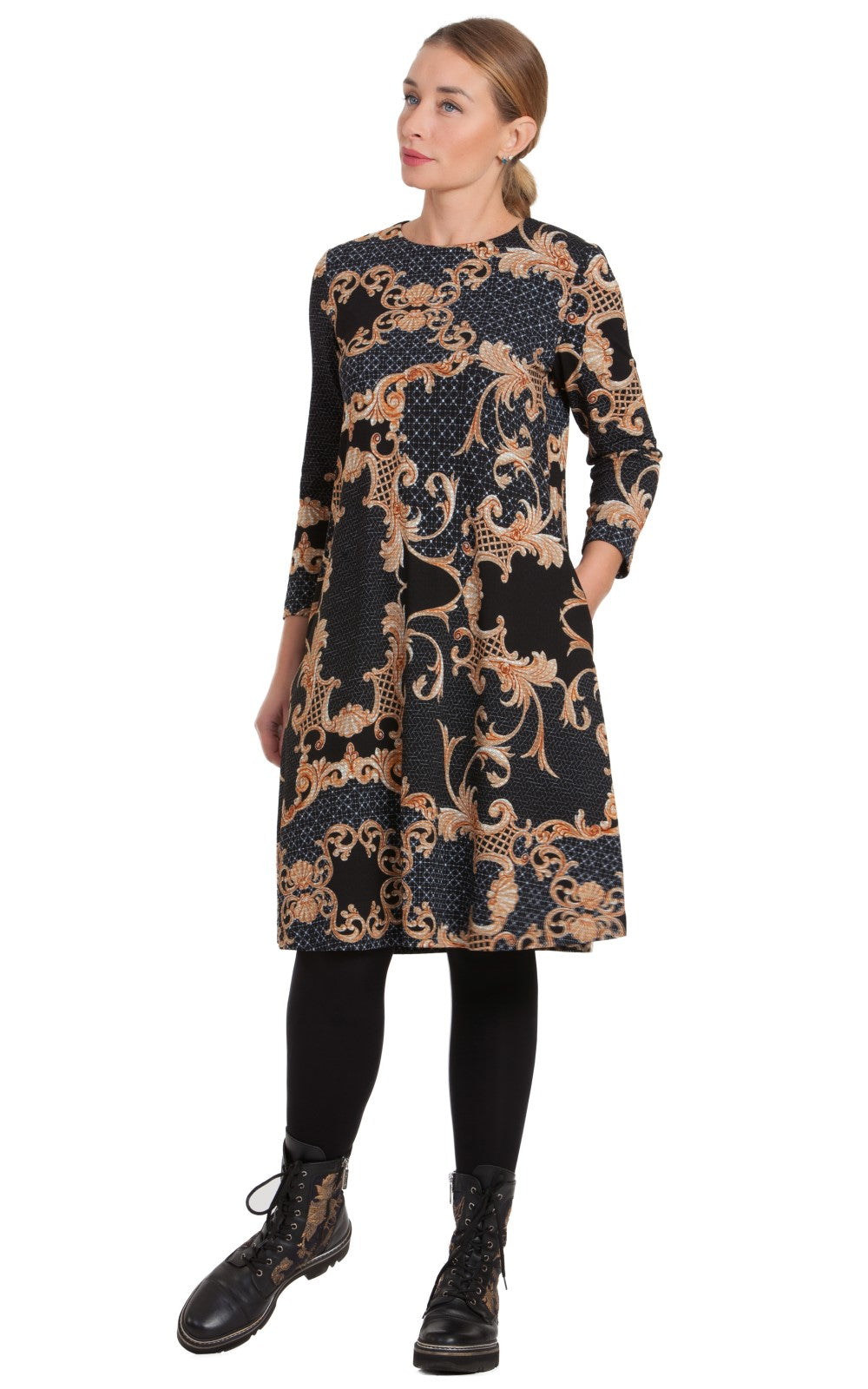 Chic Loose-fit Dress Terry No10