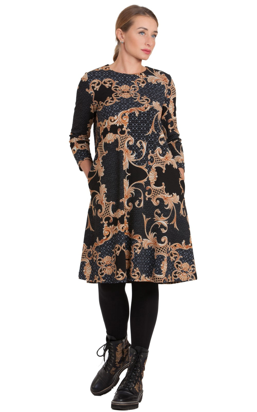 Chic Loose-fit Dress Terry No10