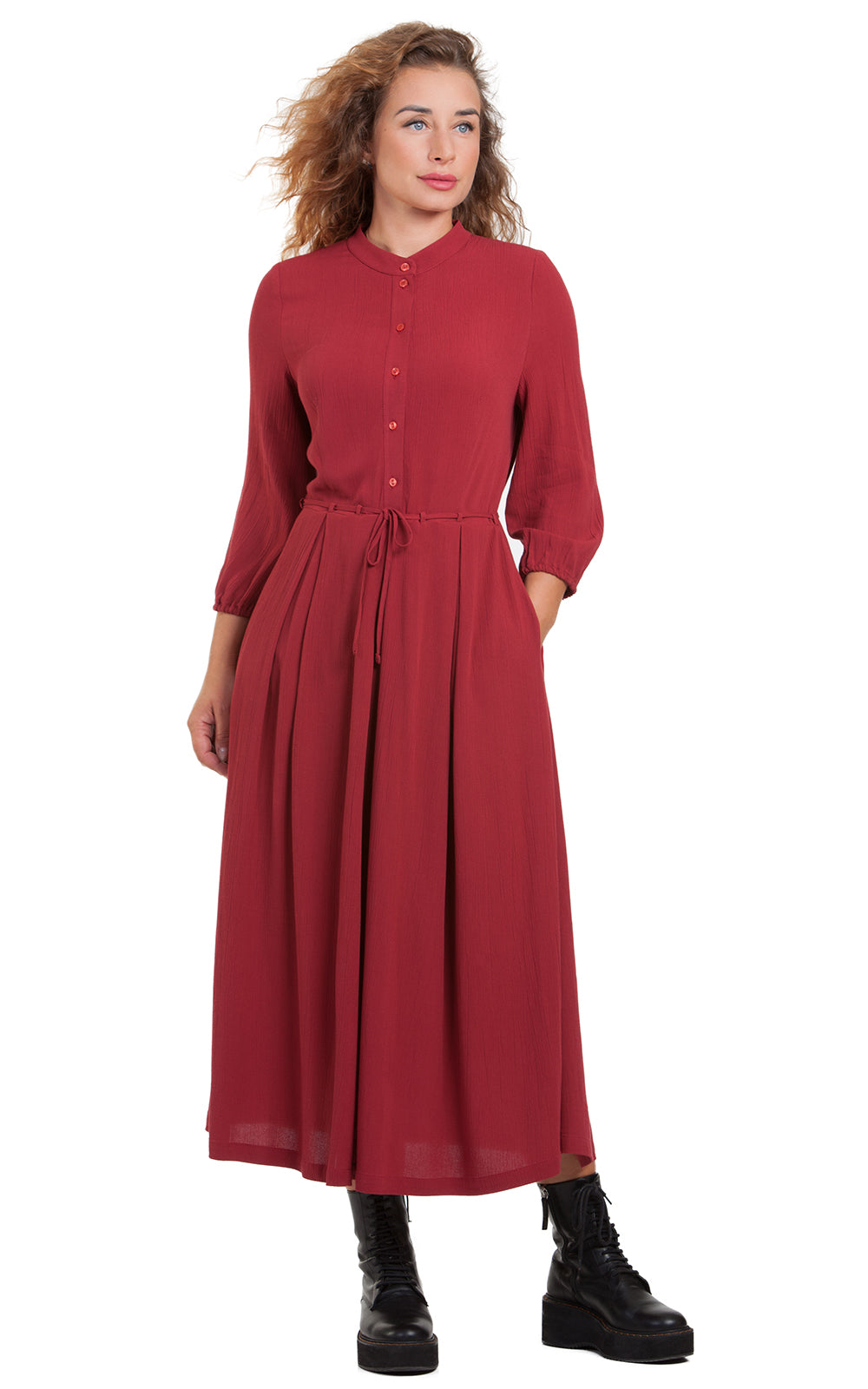 Comfortable Midi Dress Amy No18