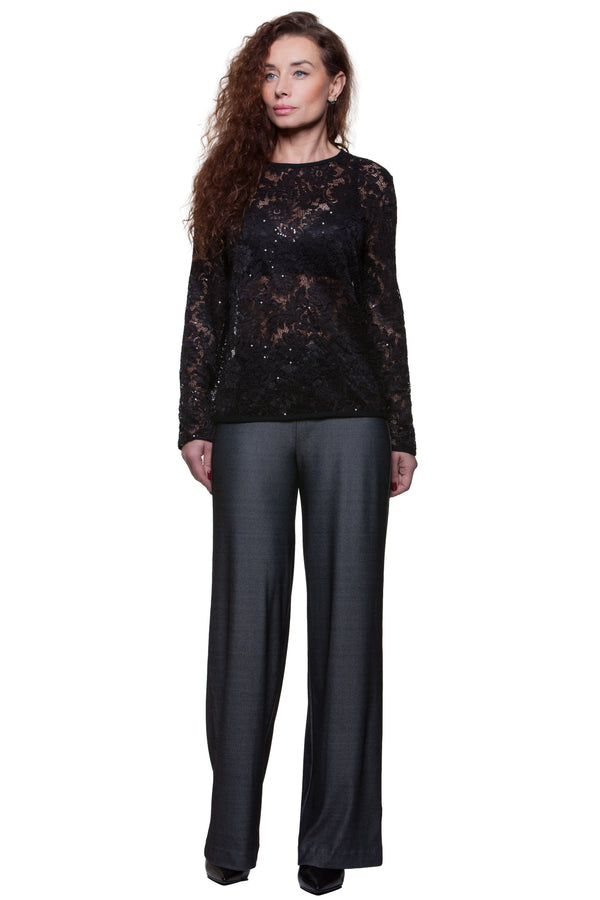 Loose-fit Top Miloslava No8 — Magnolica Latvian Women's Clothing