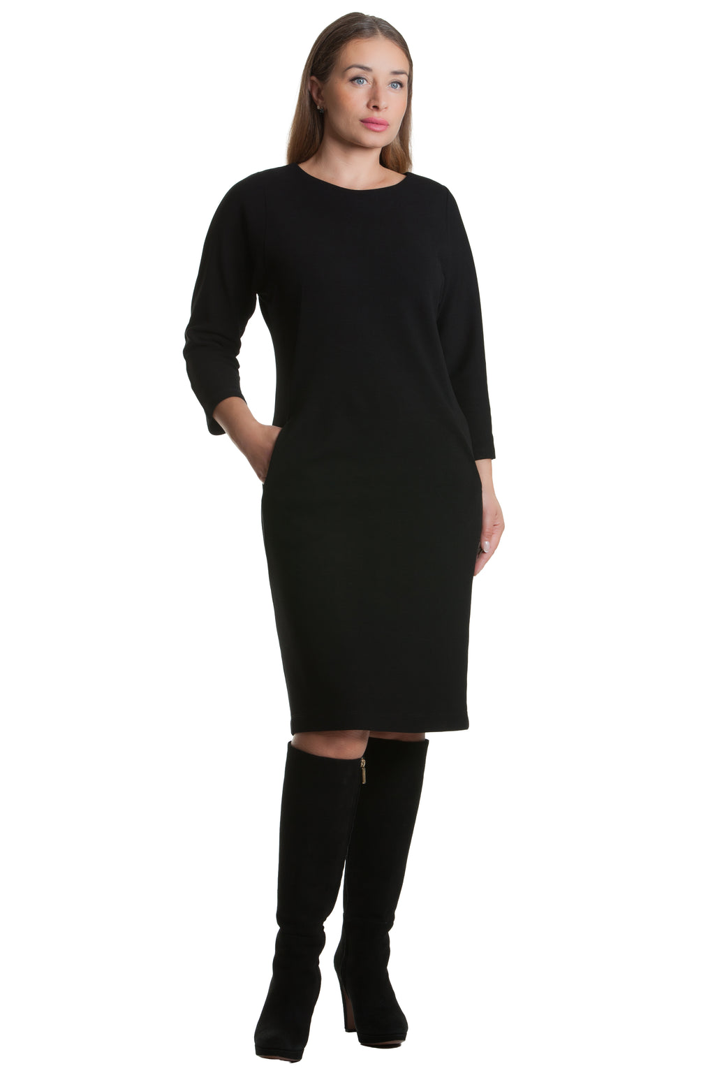 Elegantes Schwarzes Kleid Cary No1