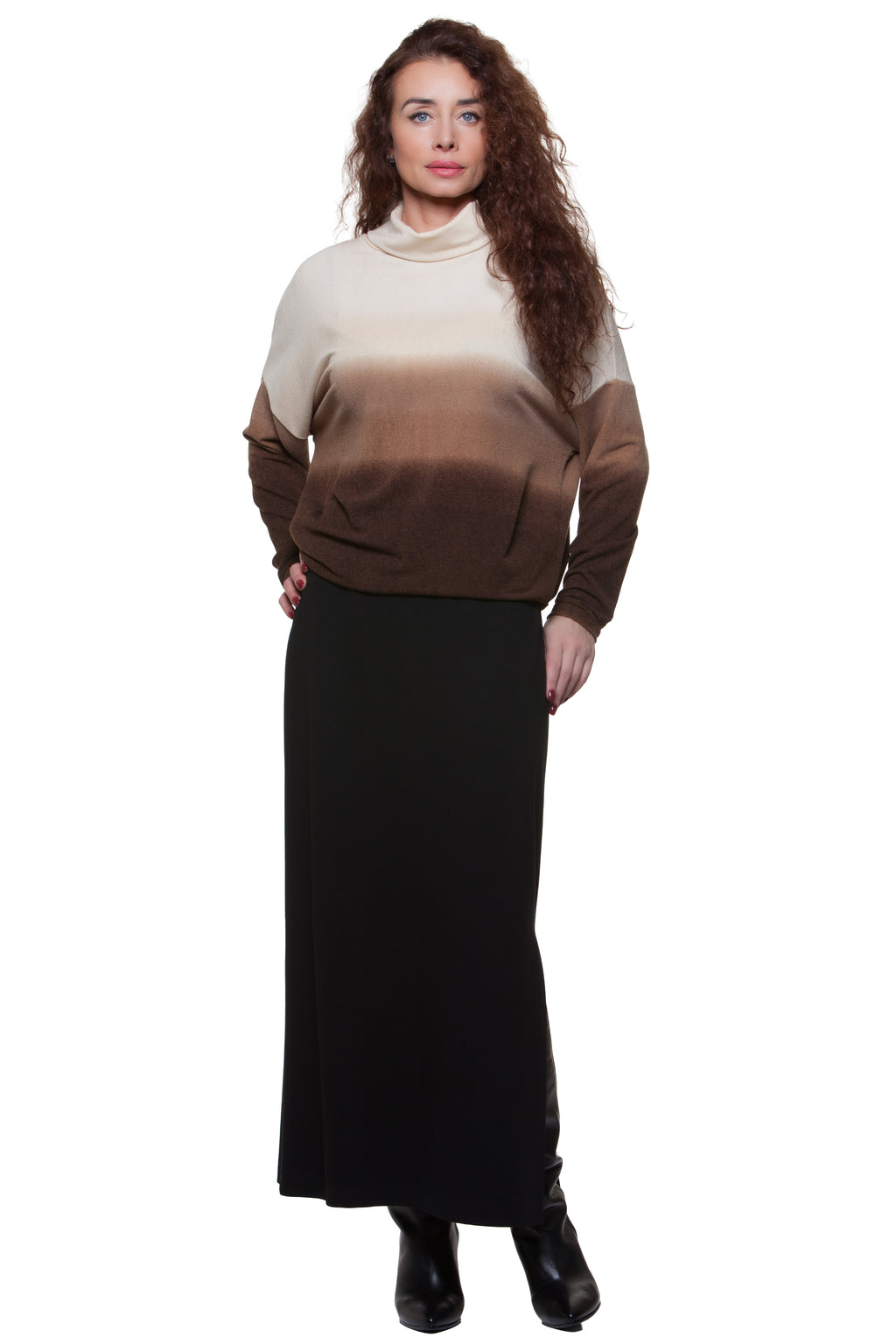 Long Straight Skirt Miloslava No12