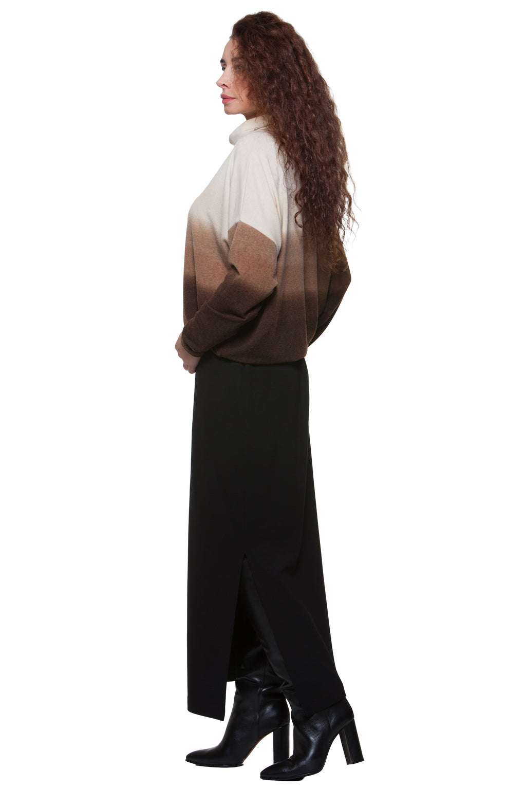 Long Straight Skirt Miloslava No12