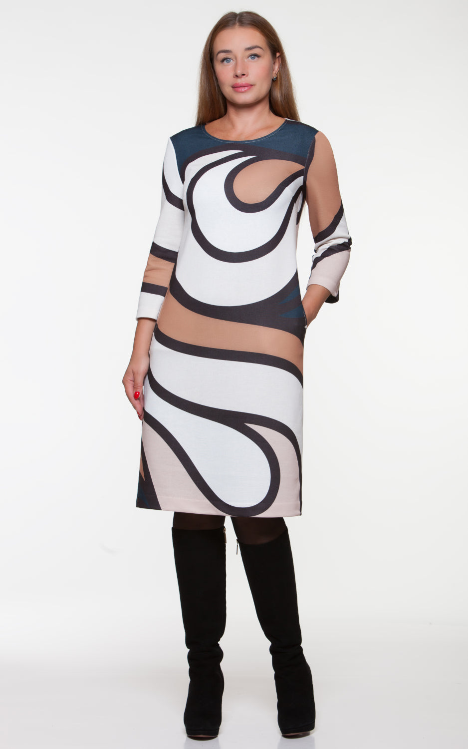 Stylish A-line Dress Elle