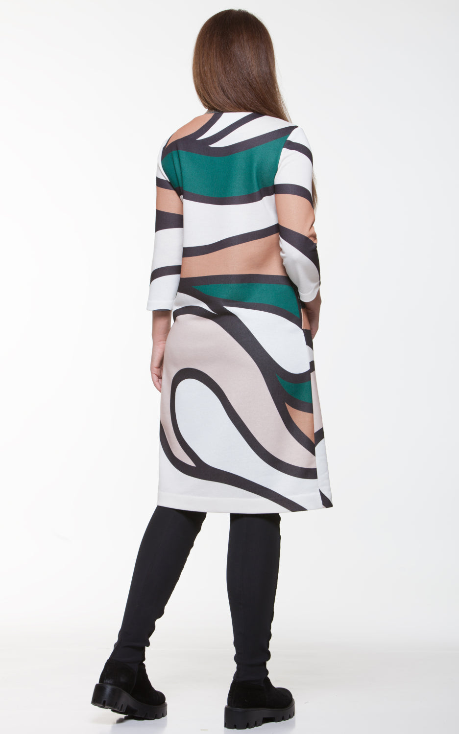 Stylish A-line Dress Elle No1