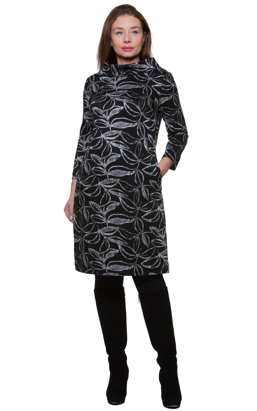 Elegant A-line dress Grace No2 — Magnolica Latvian Women's Clothing