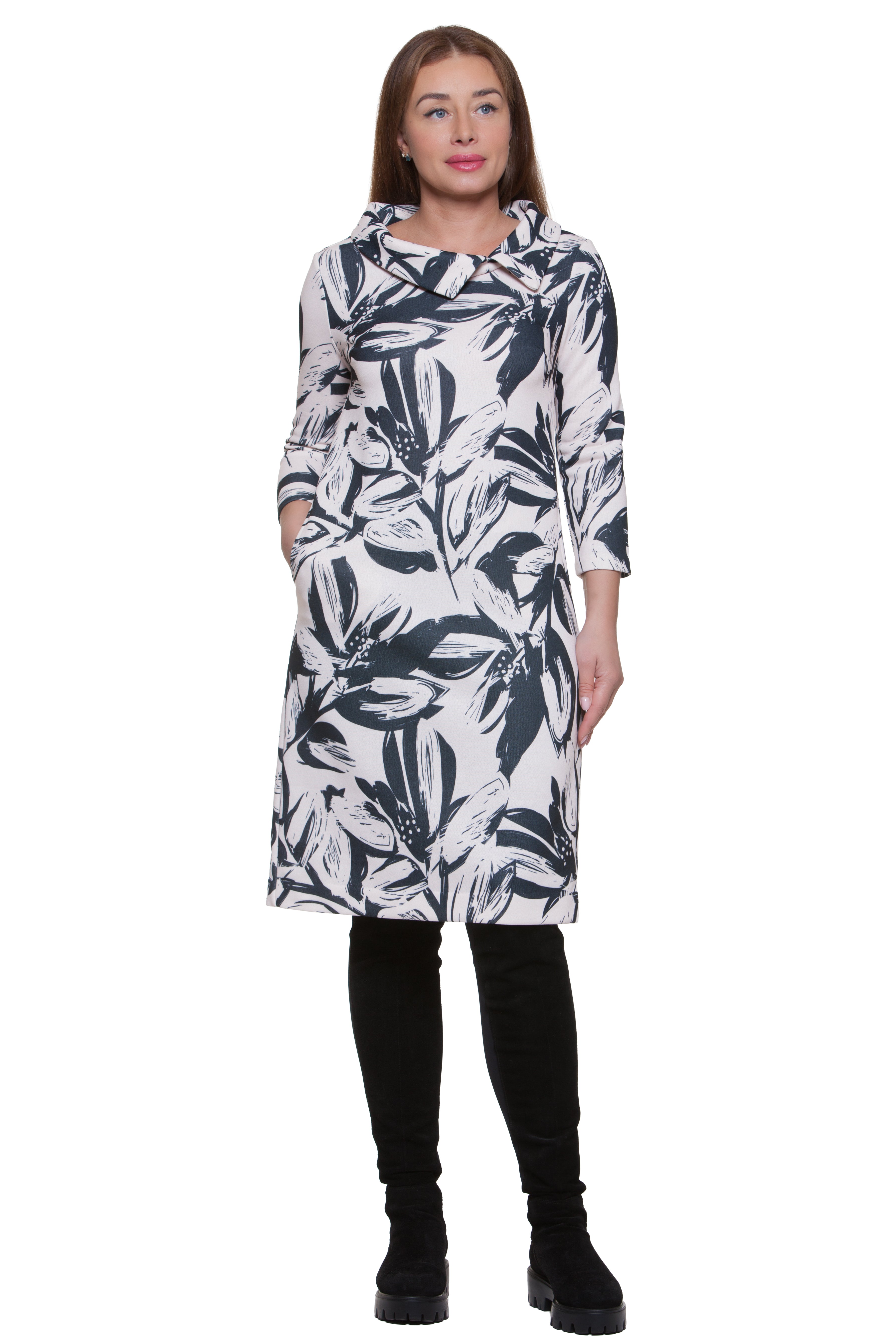 Elegant  Dress Elle No2 — Magnolica Latvian Women's Clothing