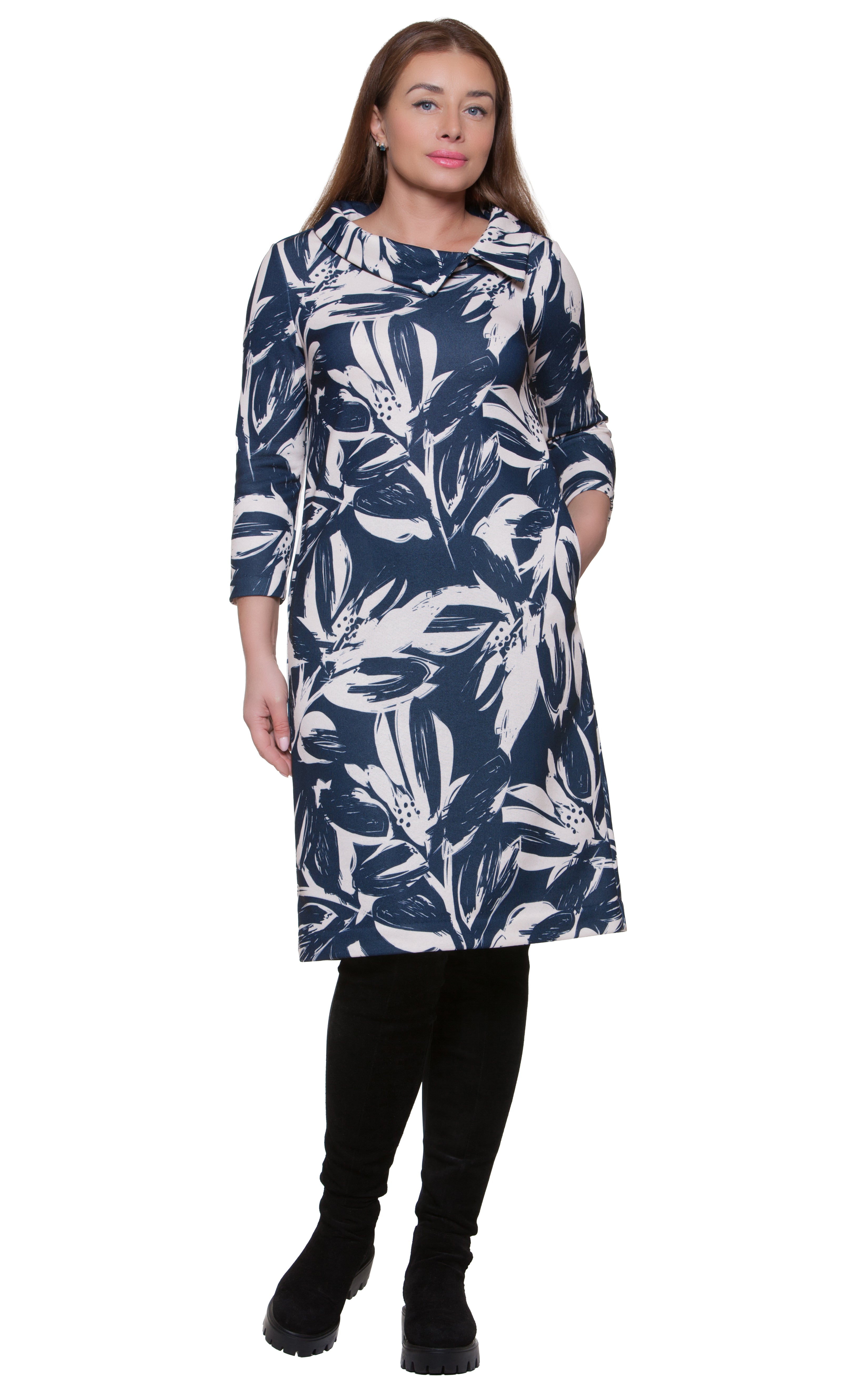 Elegant Dress Elle No3 — Magnolica Latvian Women's Clothing