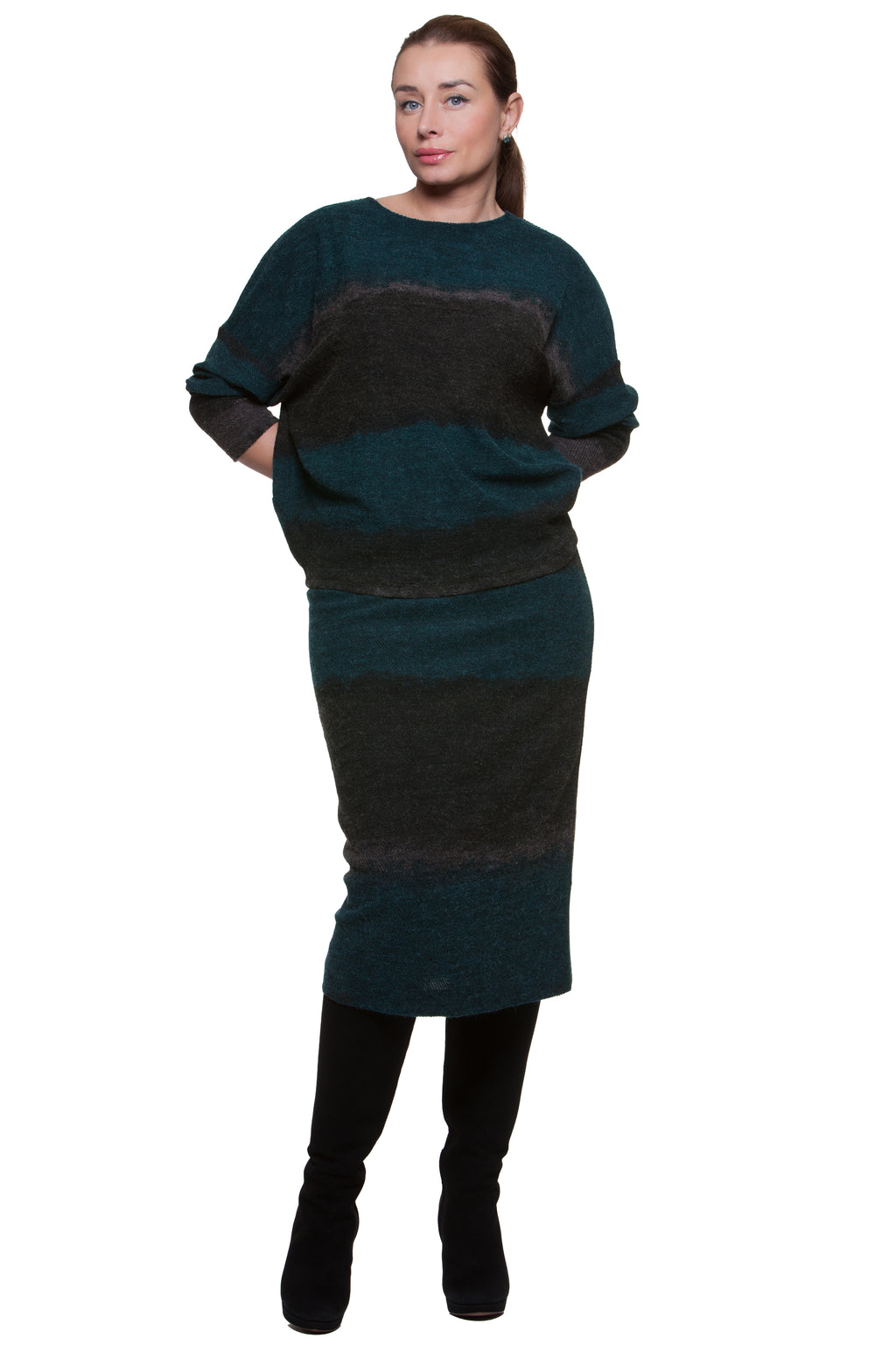 Warm and cozy suit Camila No5 — Magnolica Latvian Women's Clothing