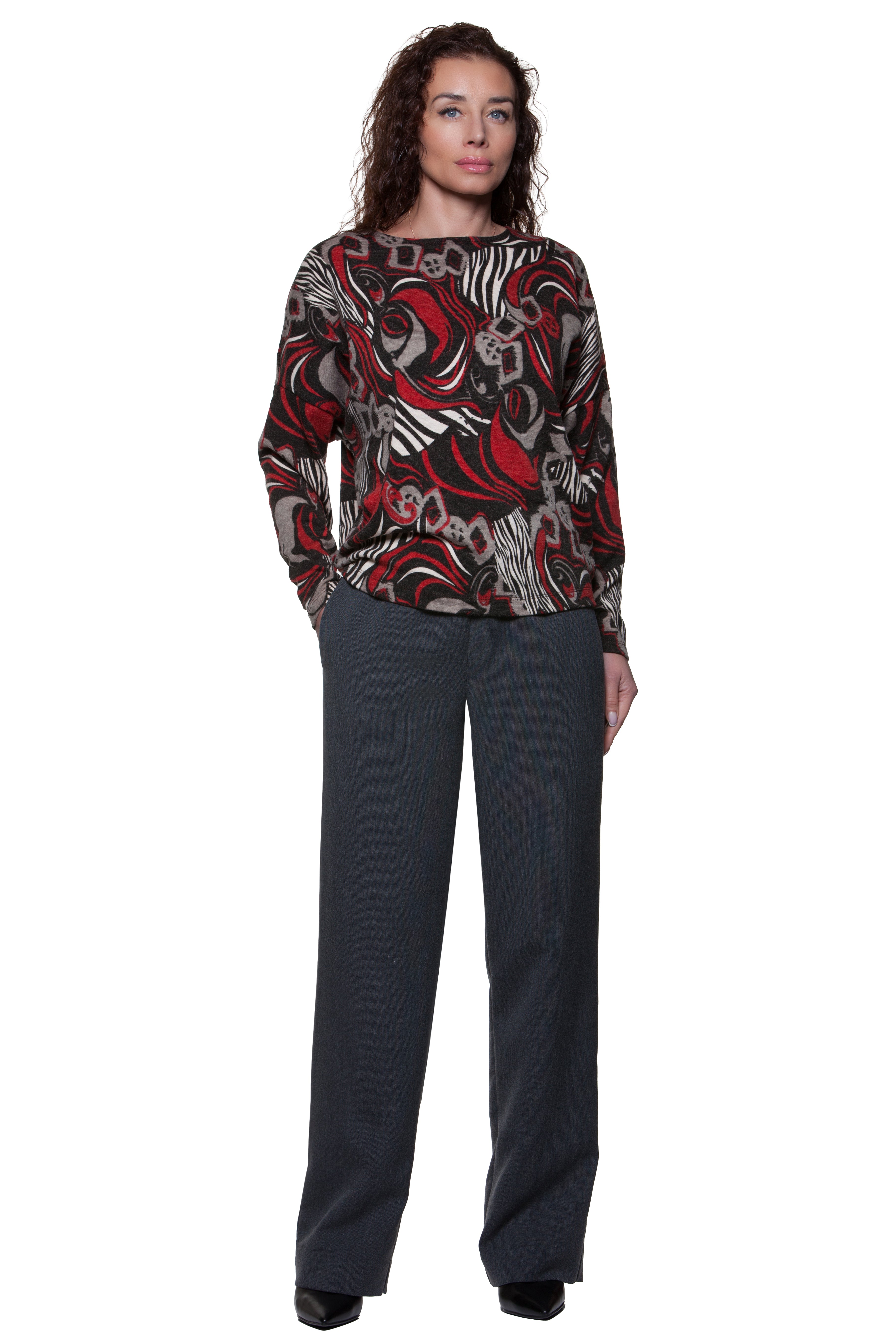 Casual Loose-fit Jumper Annie No46