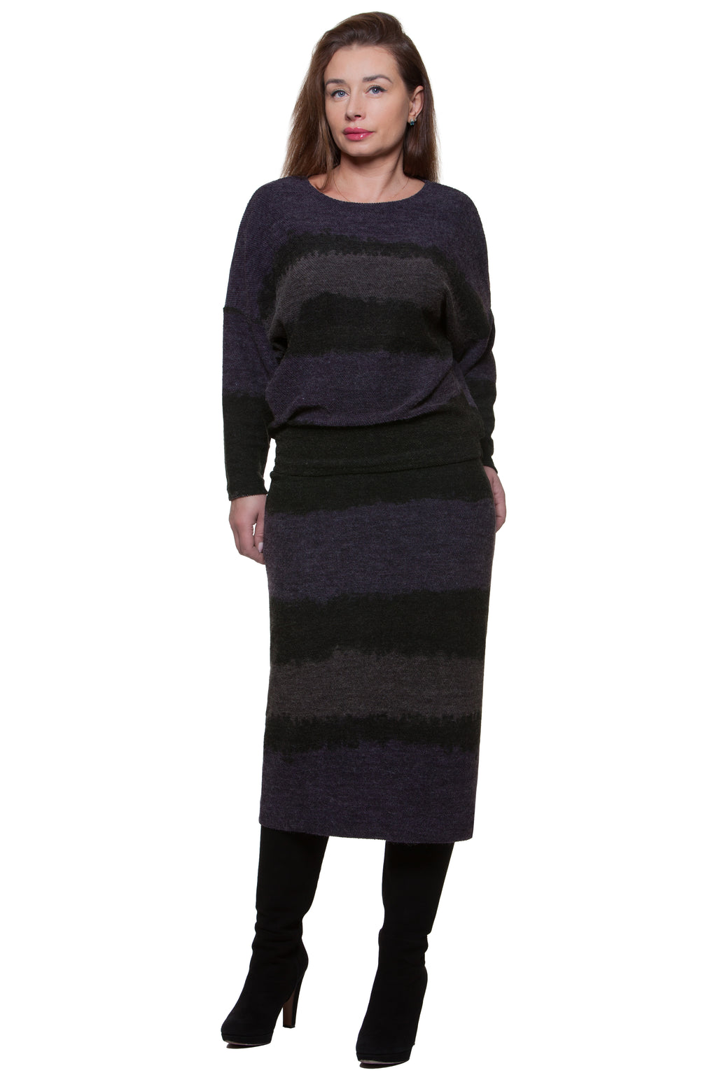 Warm and cozy suit Camila No6 — Magnolica Latvian Women's Clothing