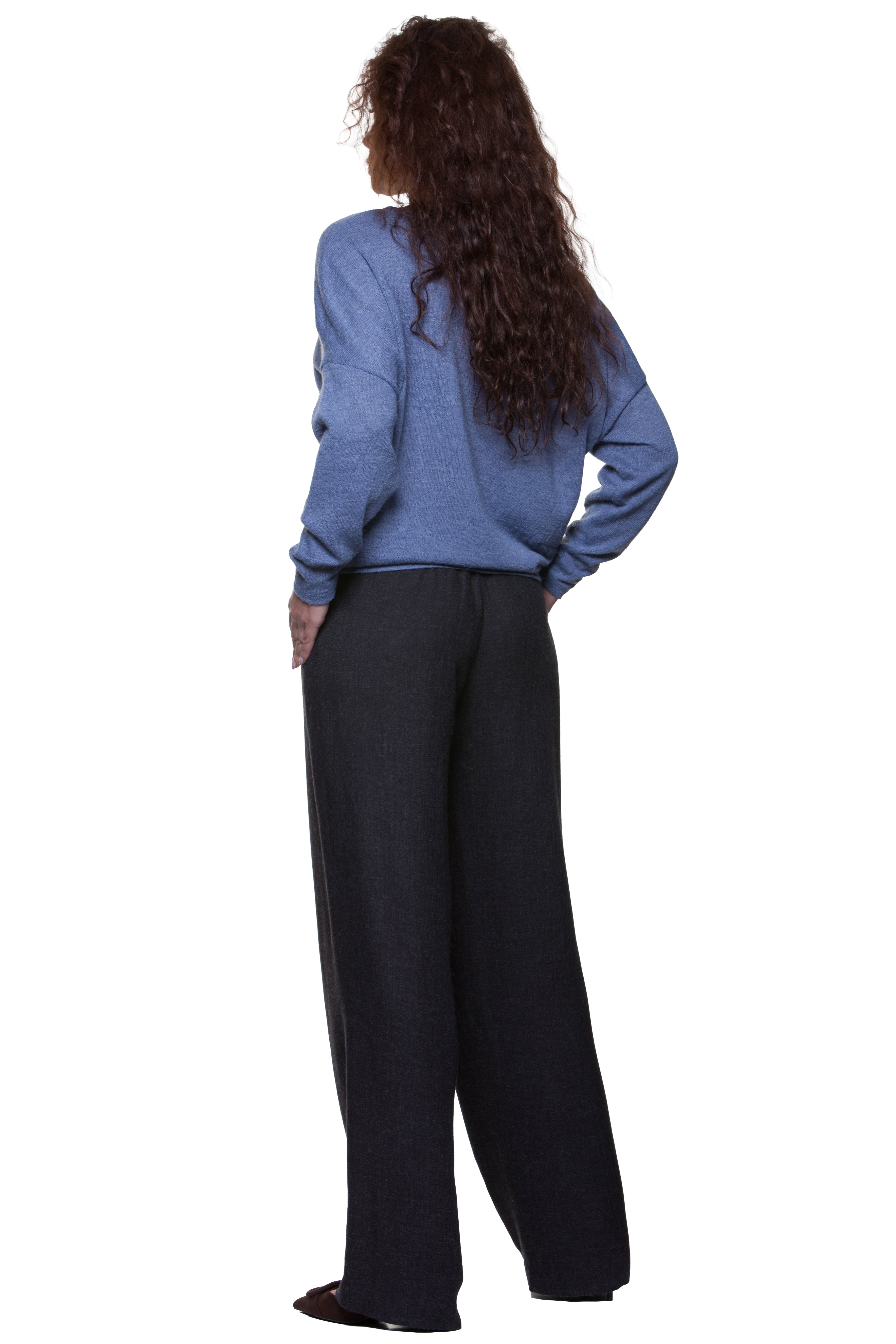 Casual Wool Loose-fit Jumper Iris No12