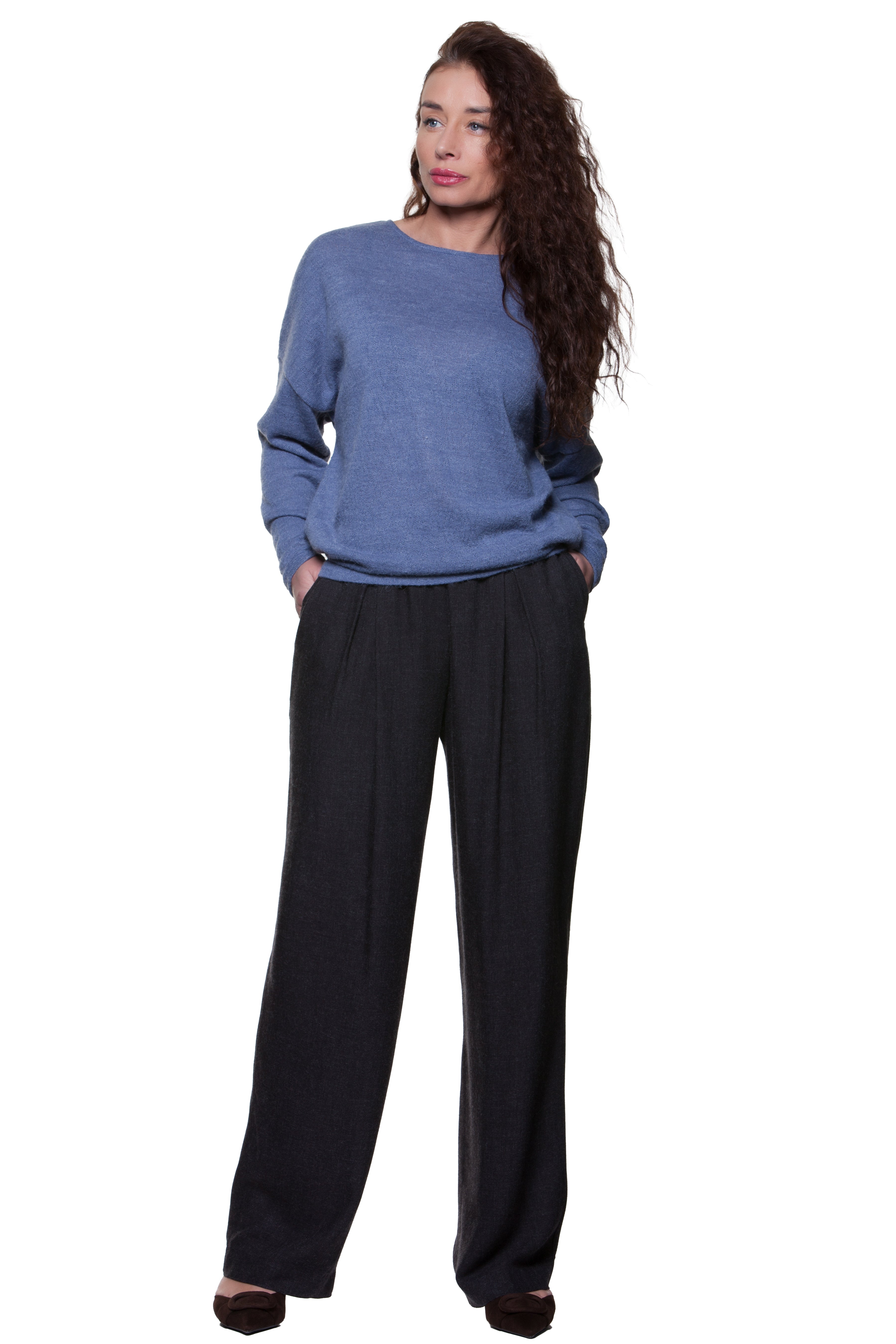 Casual Wool Loose-fit Jumper Iris No12