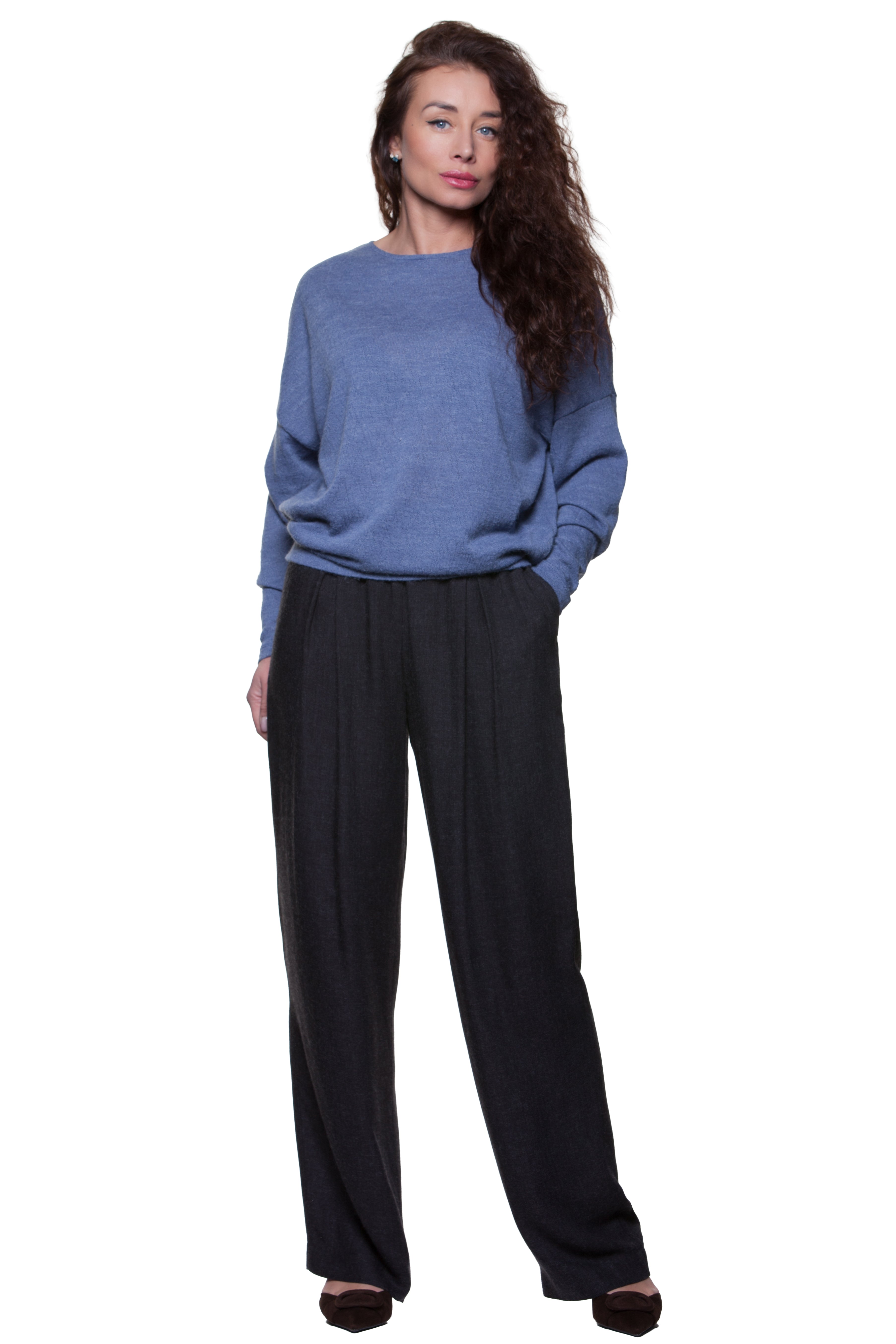 Casual Wool Loose-fit Jumper Iris No12