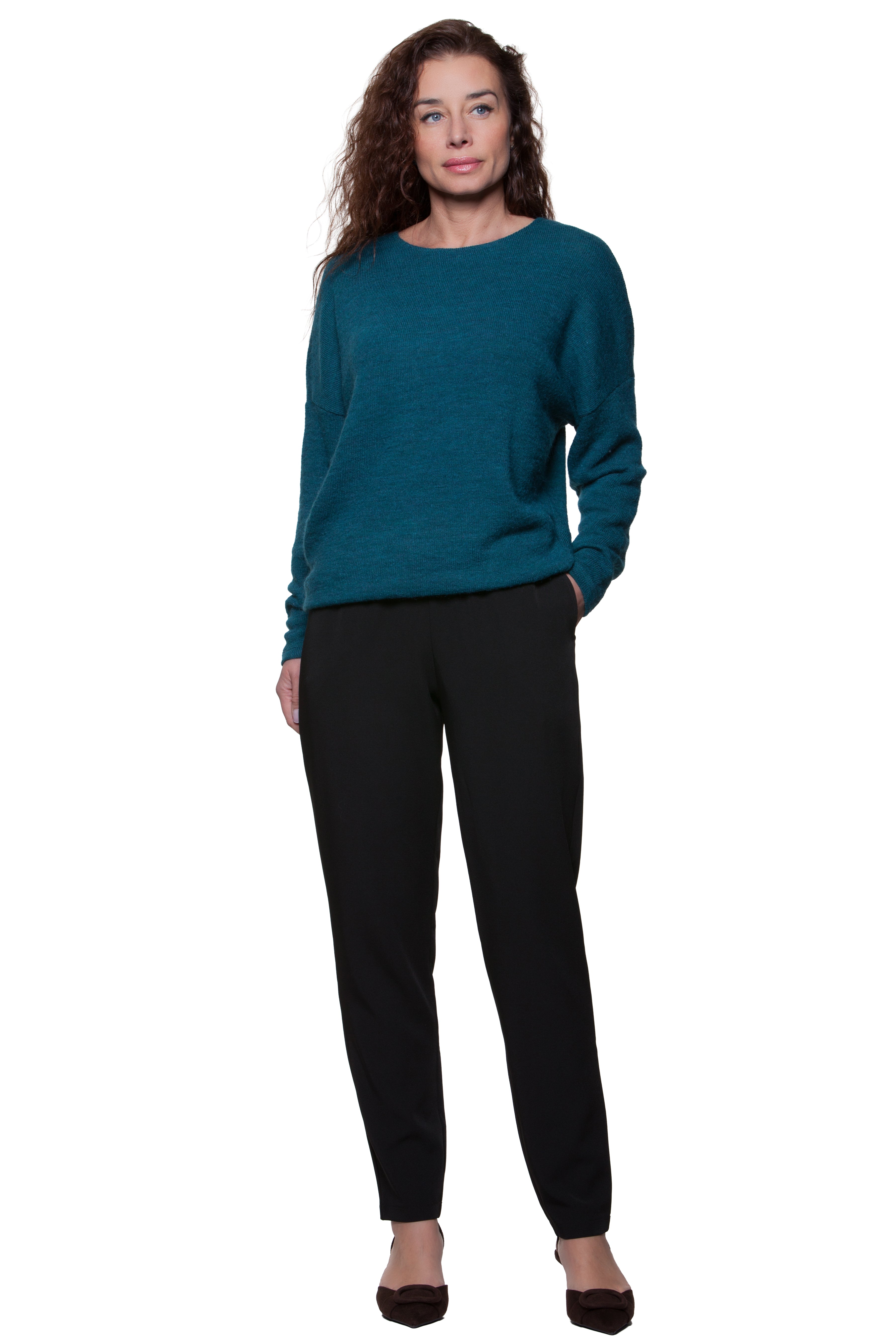 Casual Wool Loose-fit Jumper Iris No2