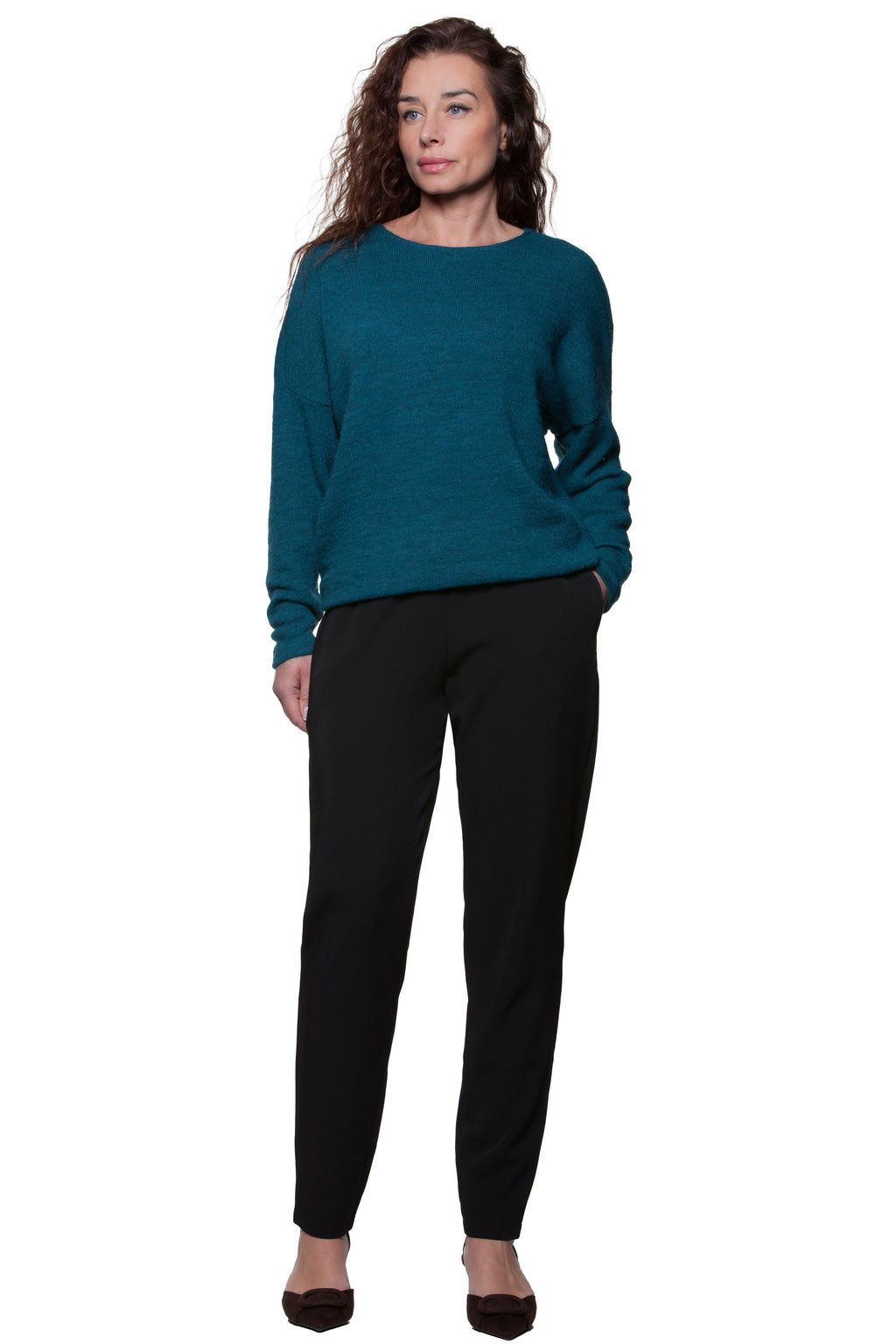 Casual Wool Loose-fit Jumper Iris No2