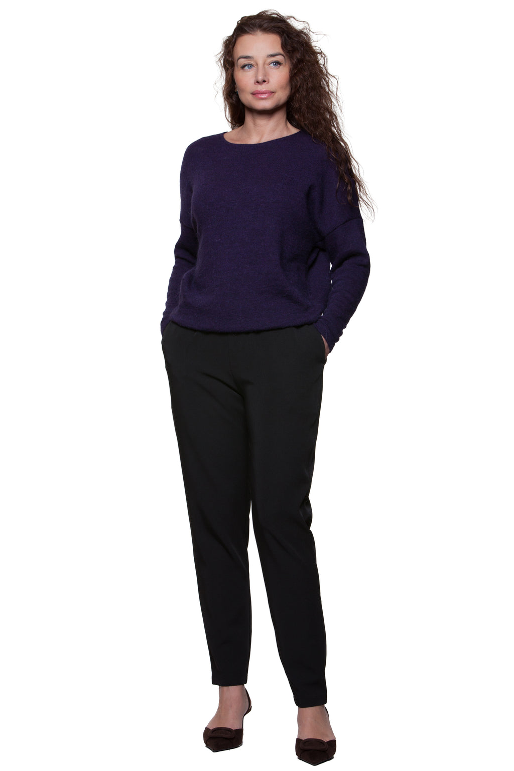 Casual Wool Loose-fit Jumper Iris No3