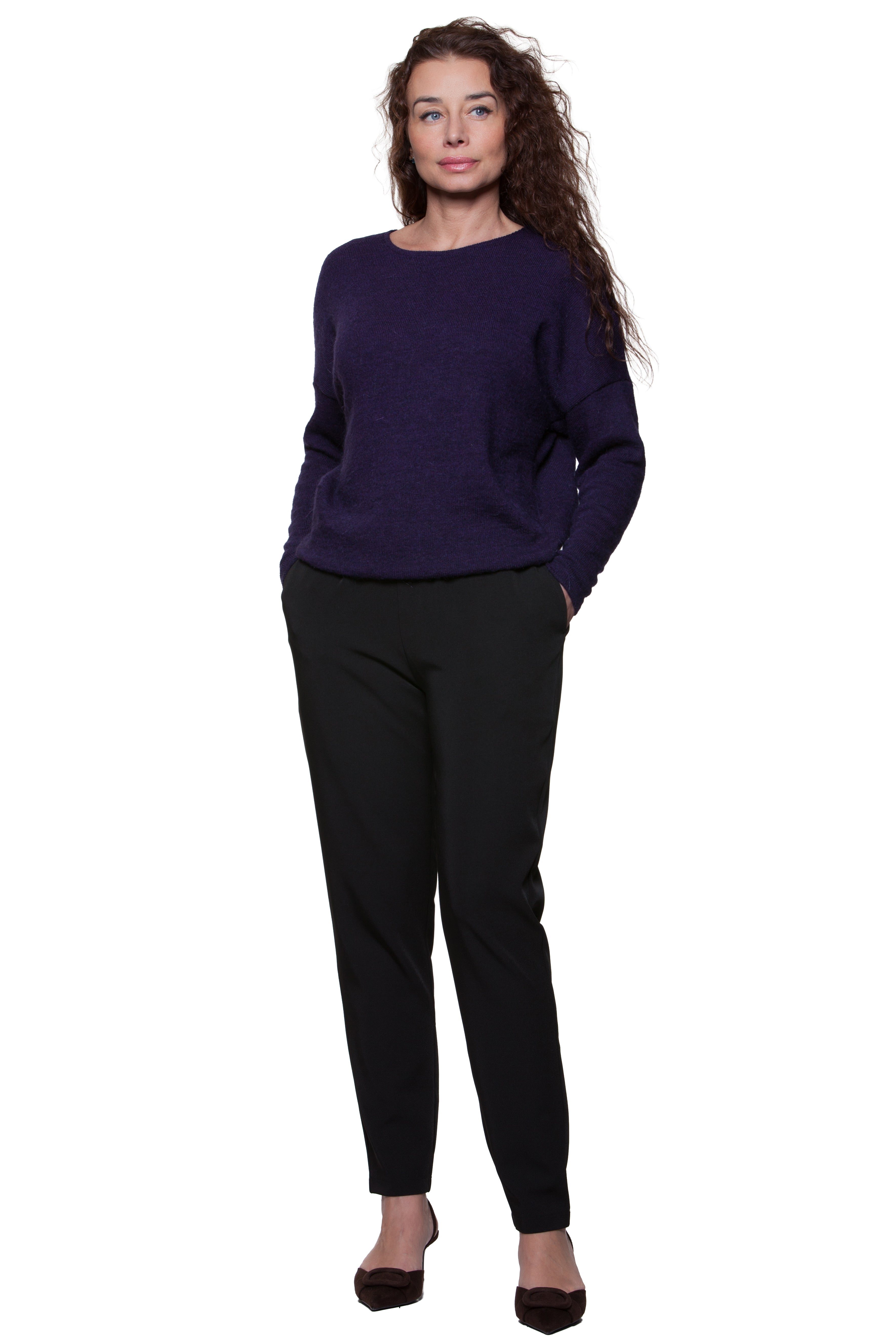 Casual Wool Loose-fit Jumper Iris No3
