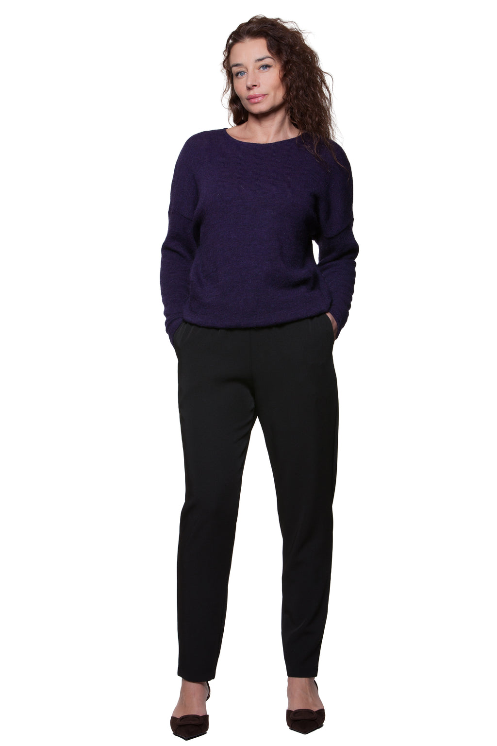 Casual Wool Loose-fit Jumper Iris No3