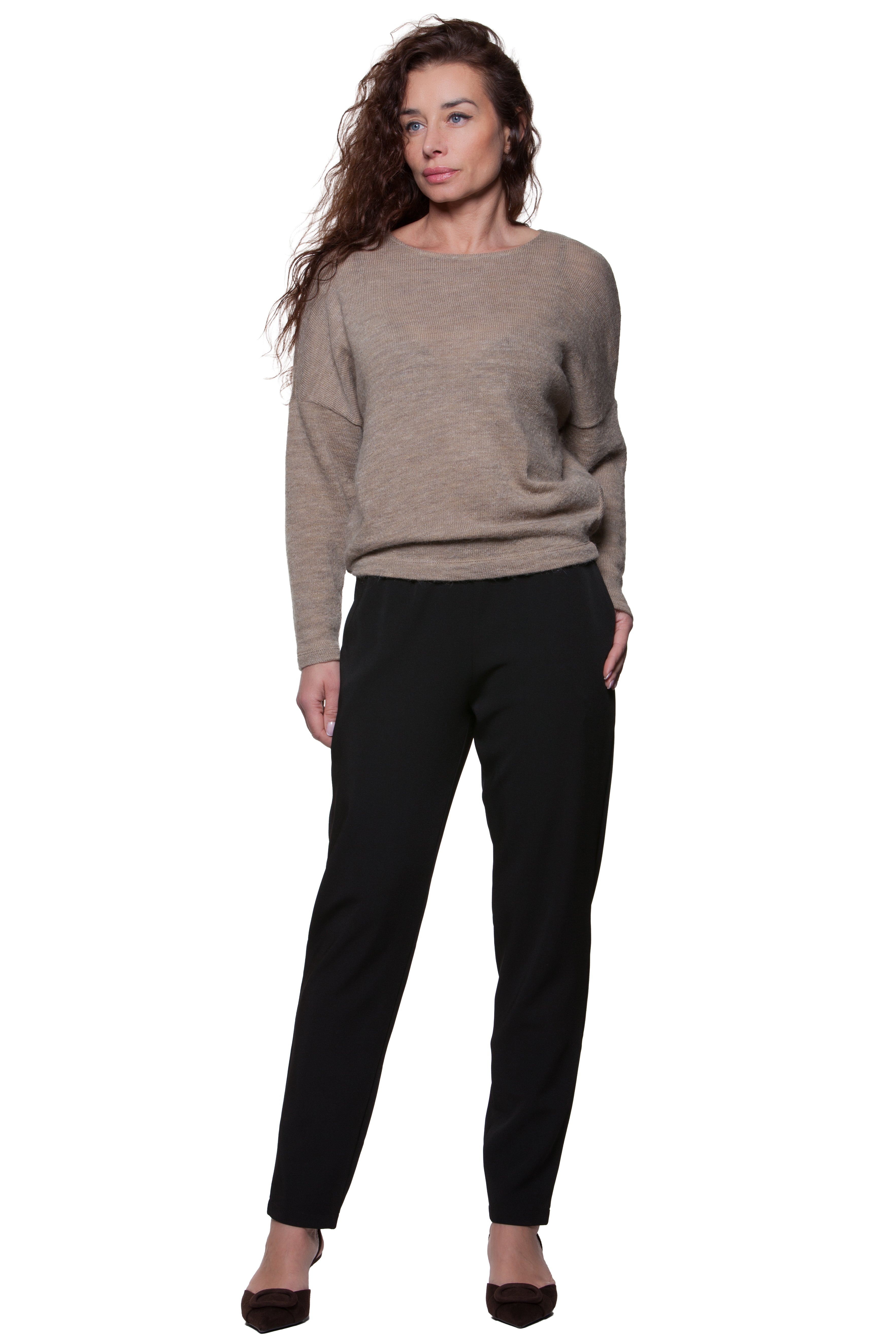 Casual Wool Loose-fit Jumper Iris No5