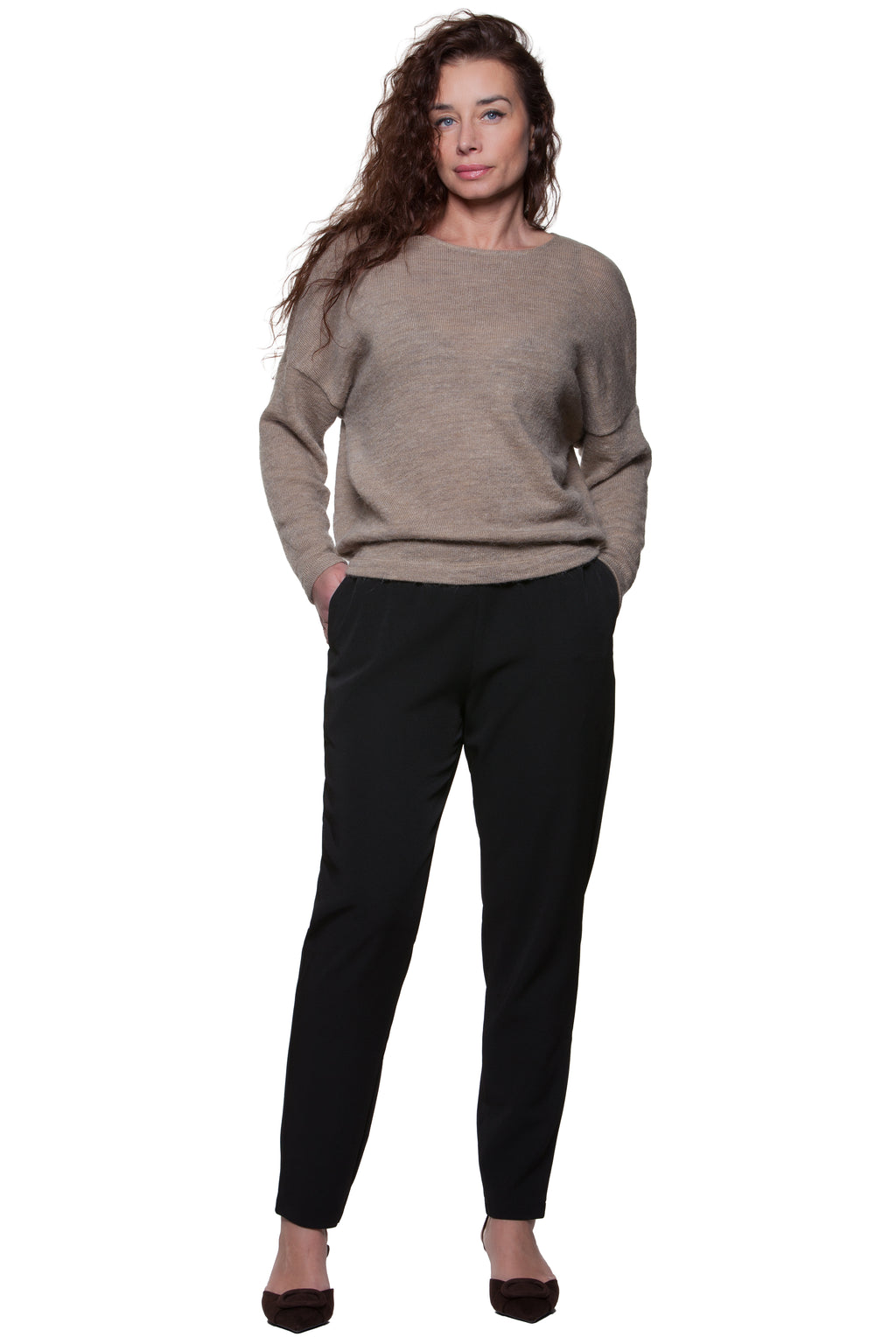 Casual Wool Loose-fit Jumper Iris No5