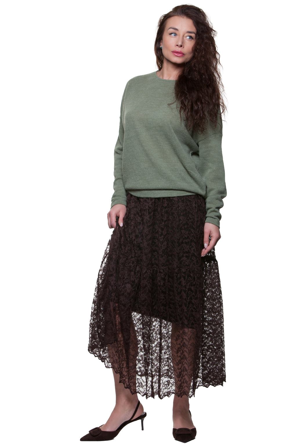 Casual Wool Loose-fit Jumper Iris No11