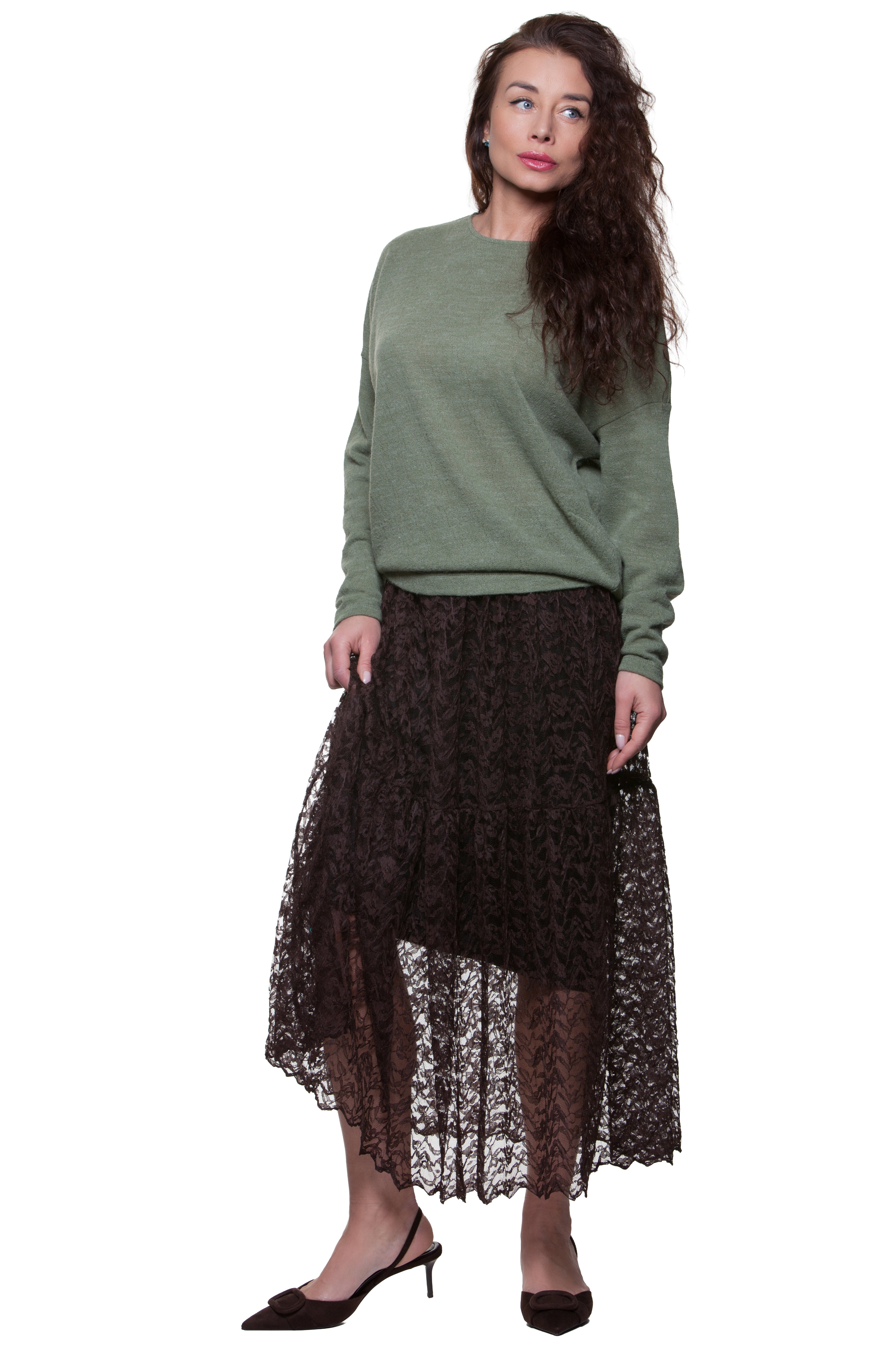 Casual Wool Loose-fit Jumper Iris No11