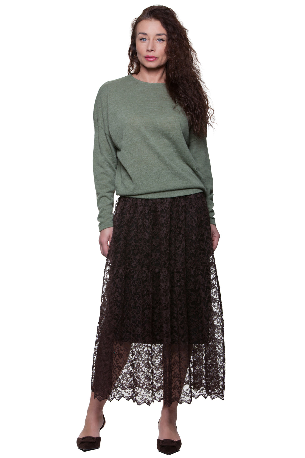 Casual Wool Loose-fit Jumper Iris No11