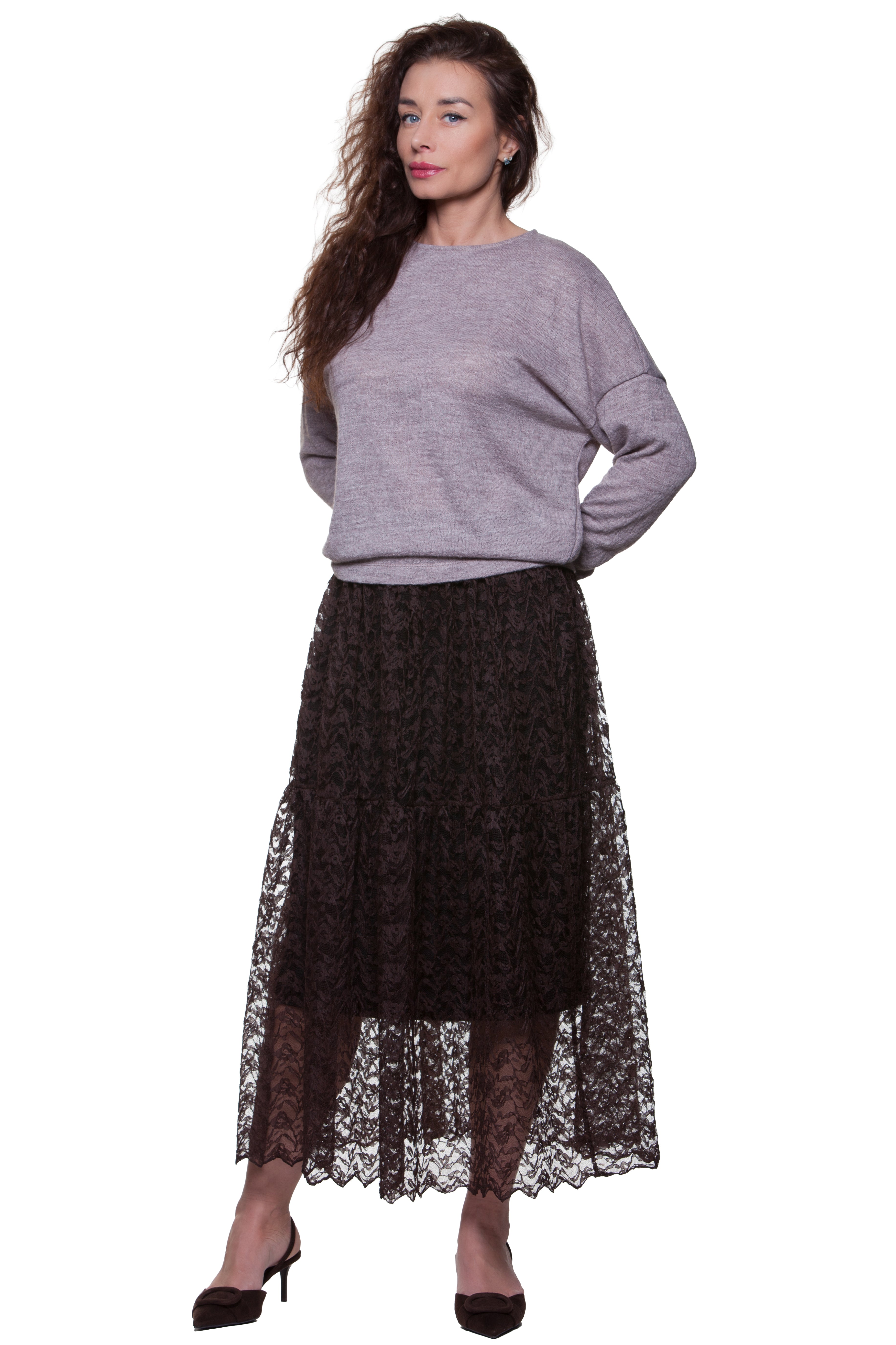 Casual Wool Loose-fit Jumper Iris No9