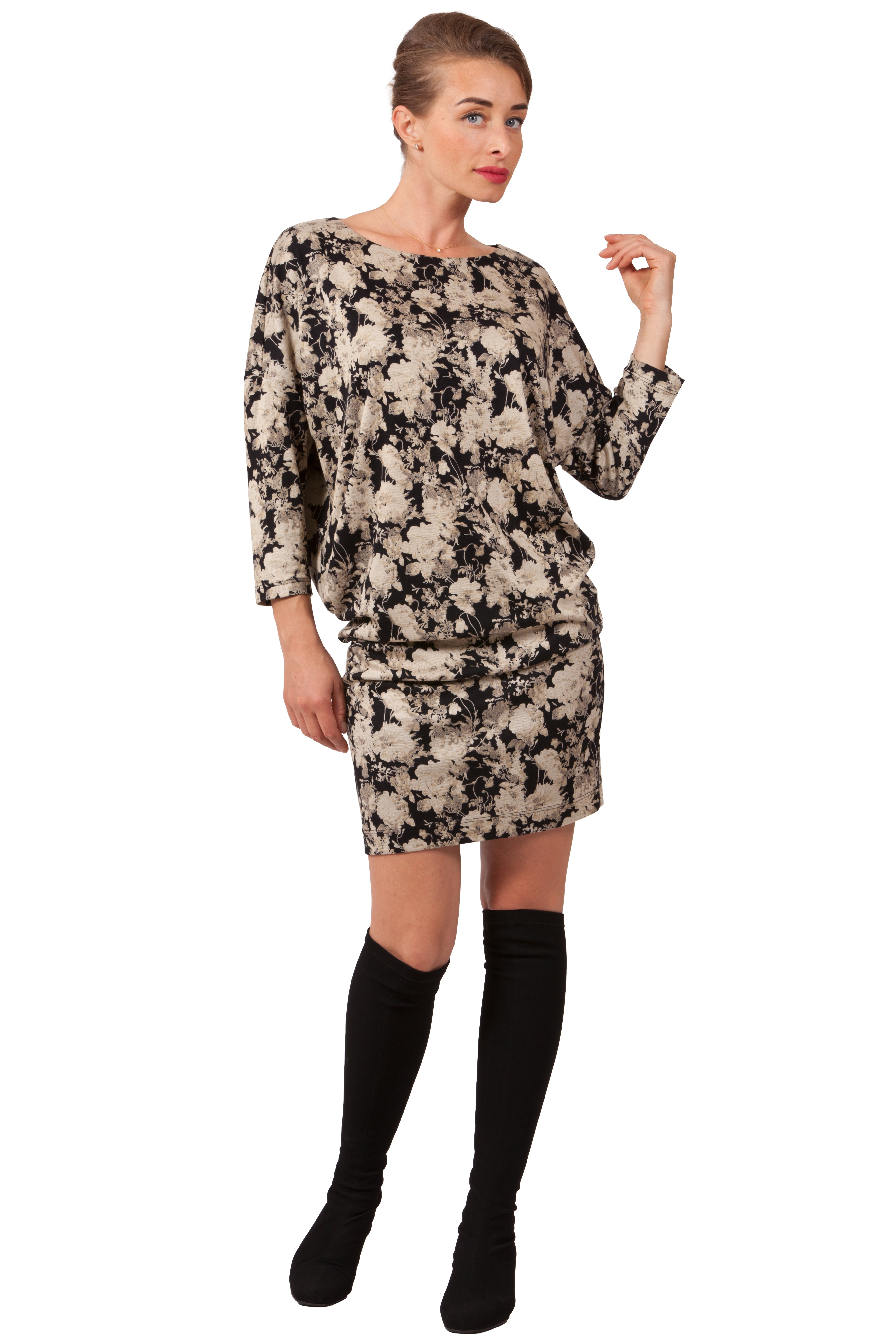 Elegant Relaxed-Fit Dress Karime No15