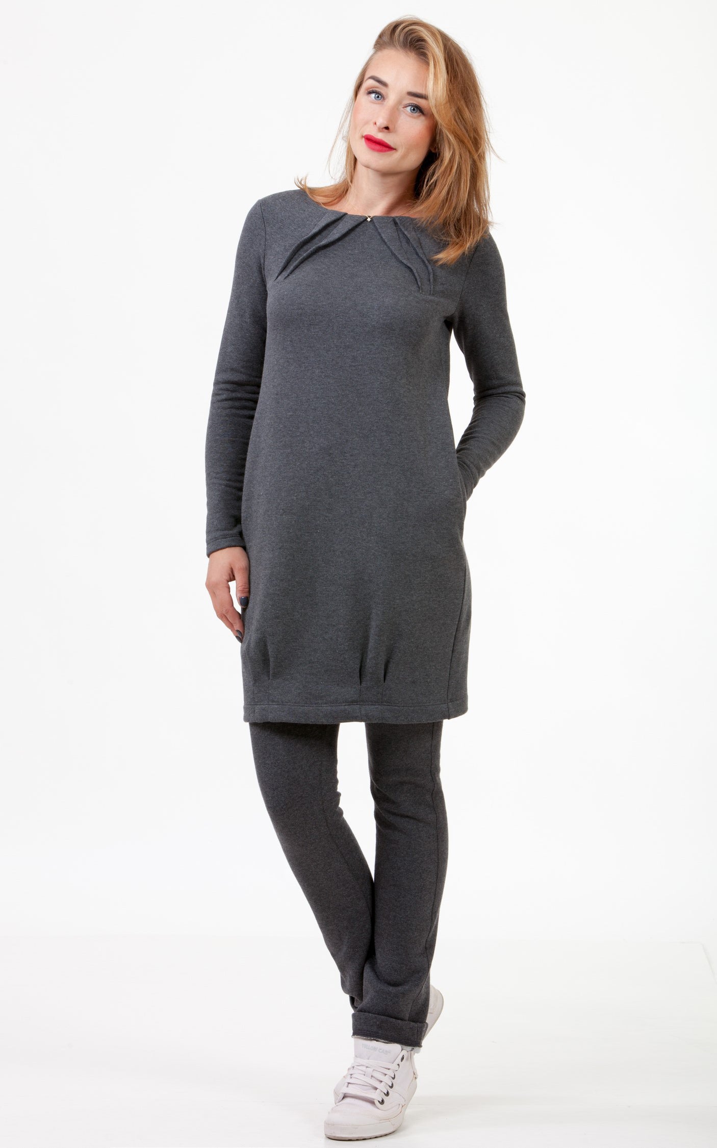 Casual Warm Tunic Dress Elayne No44