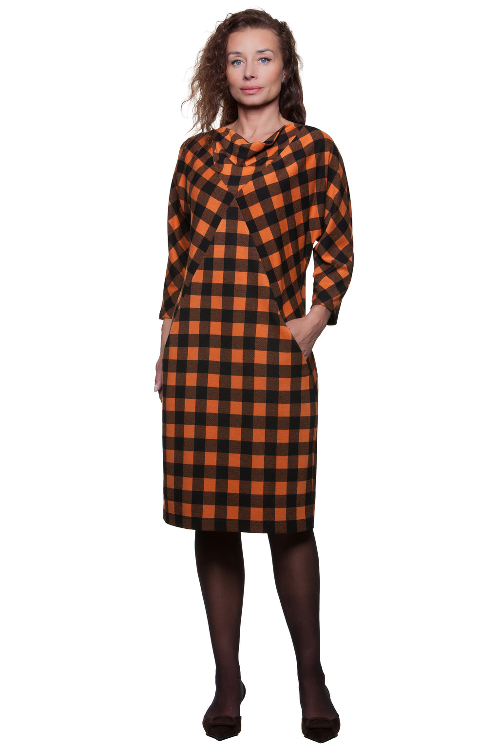 Casual Loose-Fit Dress Elayne No173 — Magnolica Latvian Women's Clothing