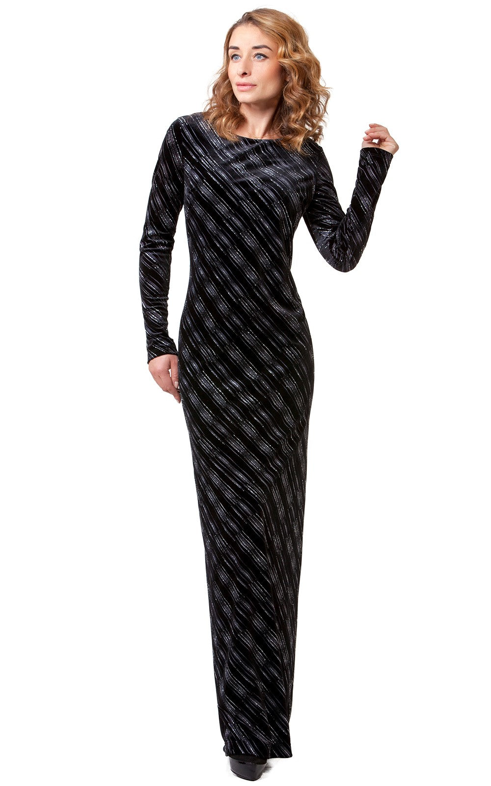 Elegant Velvet Dress Liza No05