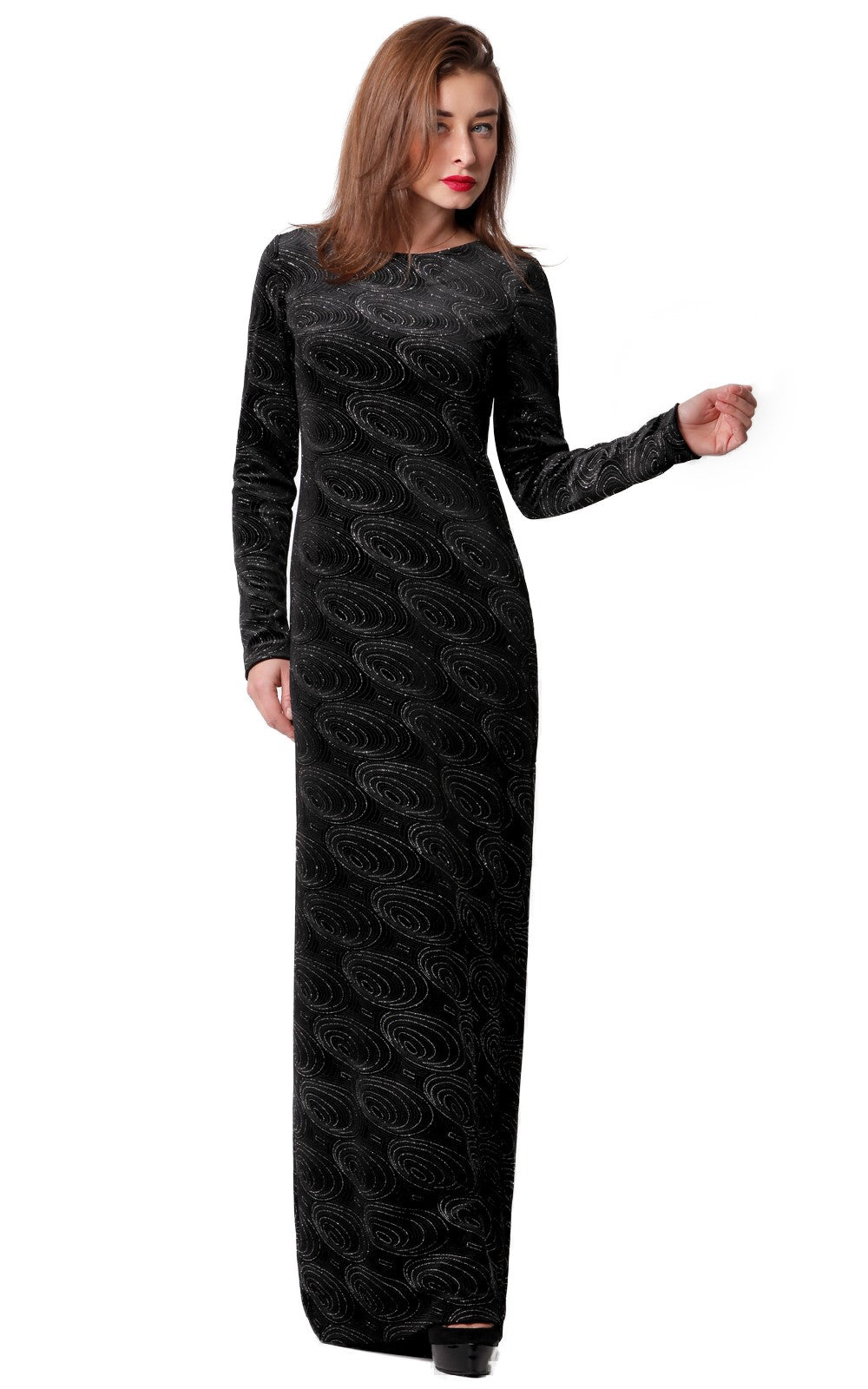 Elegant Velvet Dress Liza No06