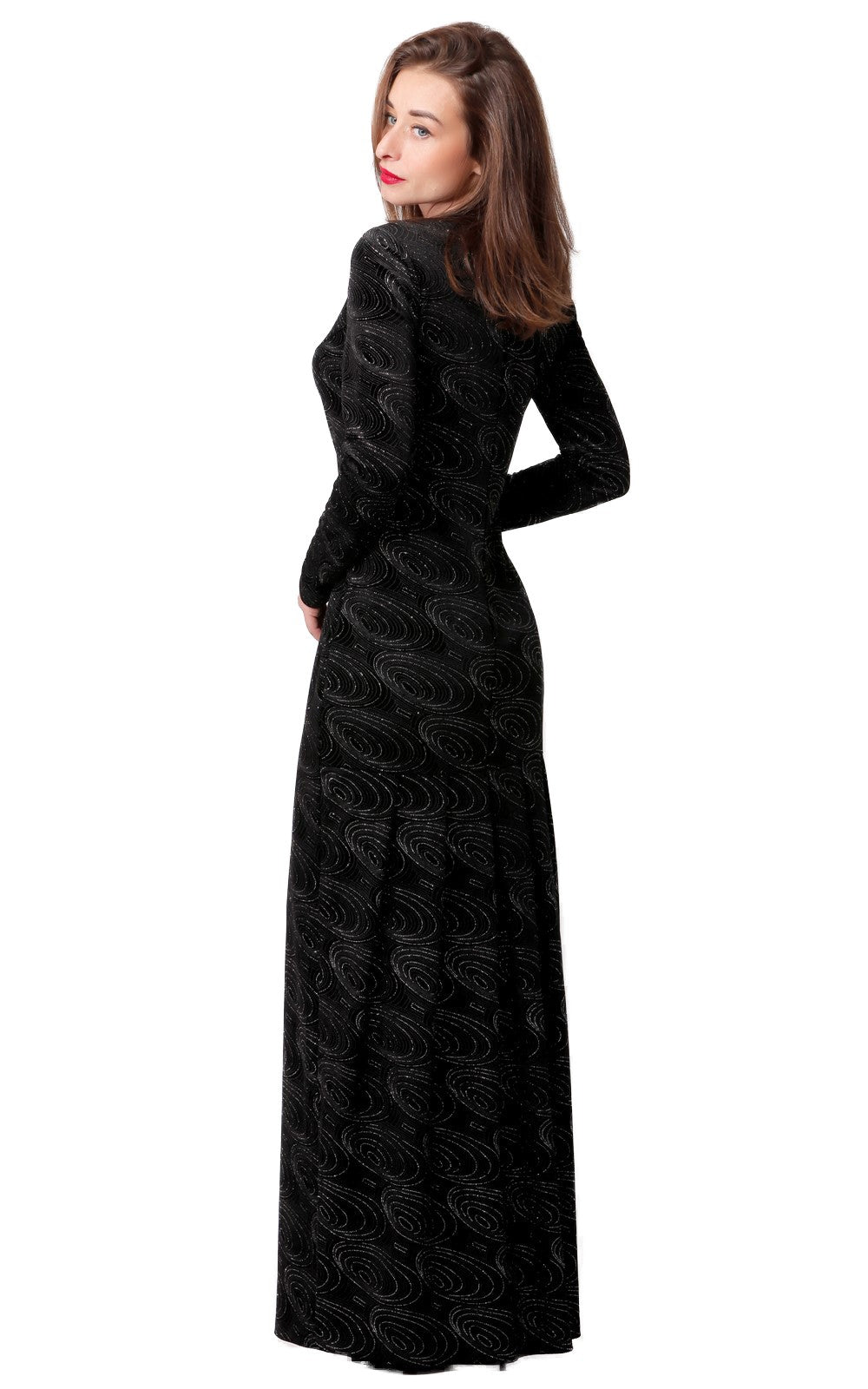 Elegant Velvet Dress Liza No06
