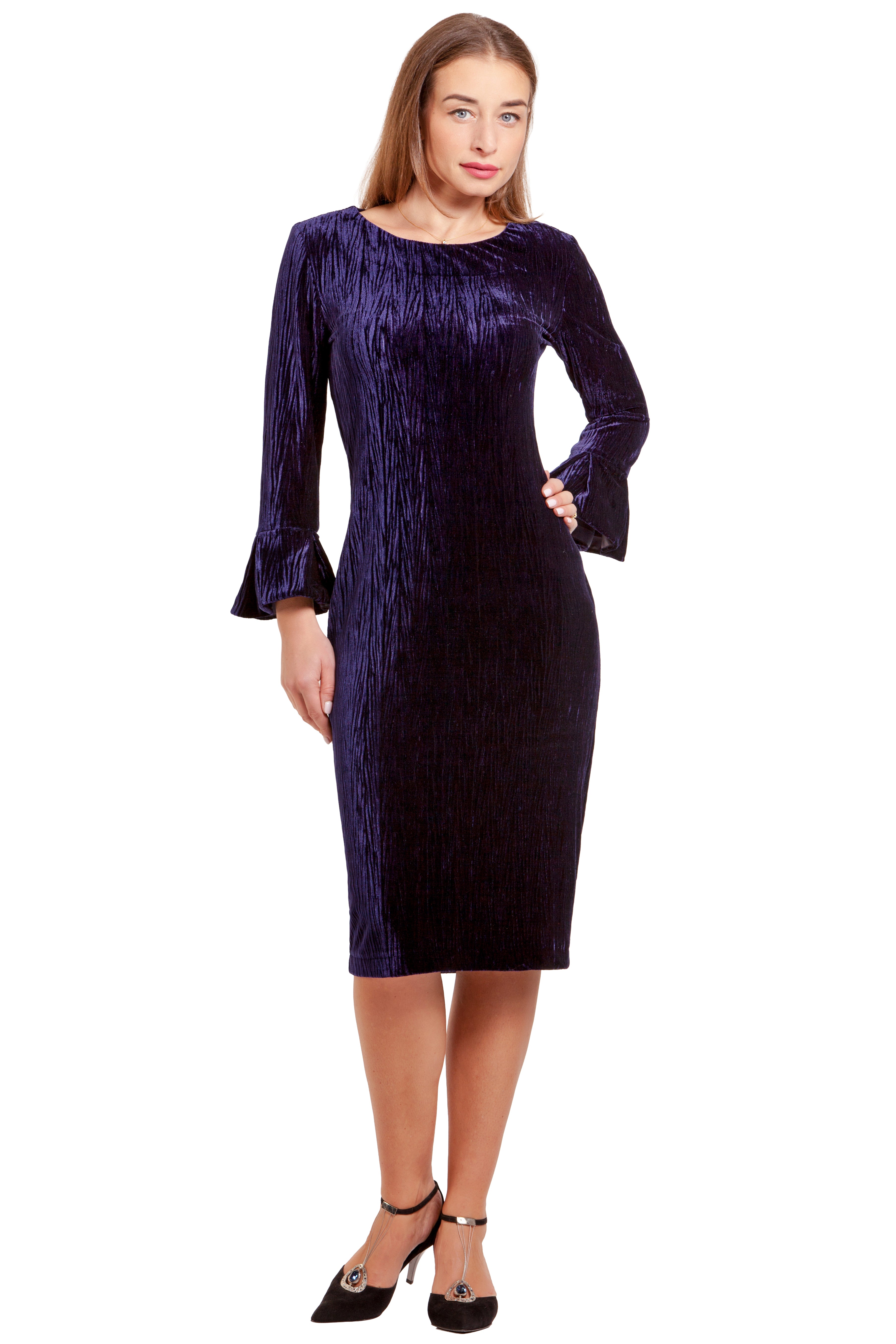 Velvet Dress Alyssa No6 — Magnolica Latvian Women's Clothing
